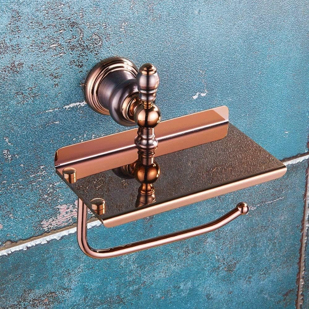Toilet Paper Holder-Bathroom Paper Holder with and Hook,Vintage Decor Towel Holder