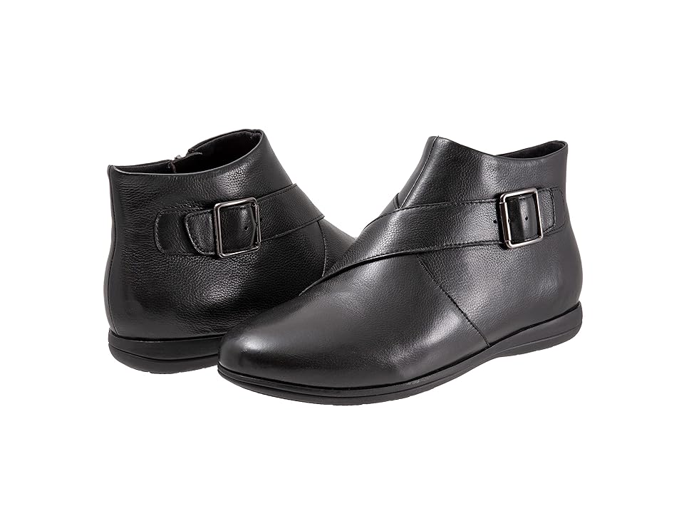 Trotters Doxie (Black) Women's Shoes INTERNATIONAL SHIPPING