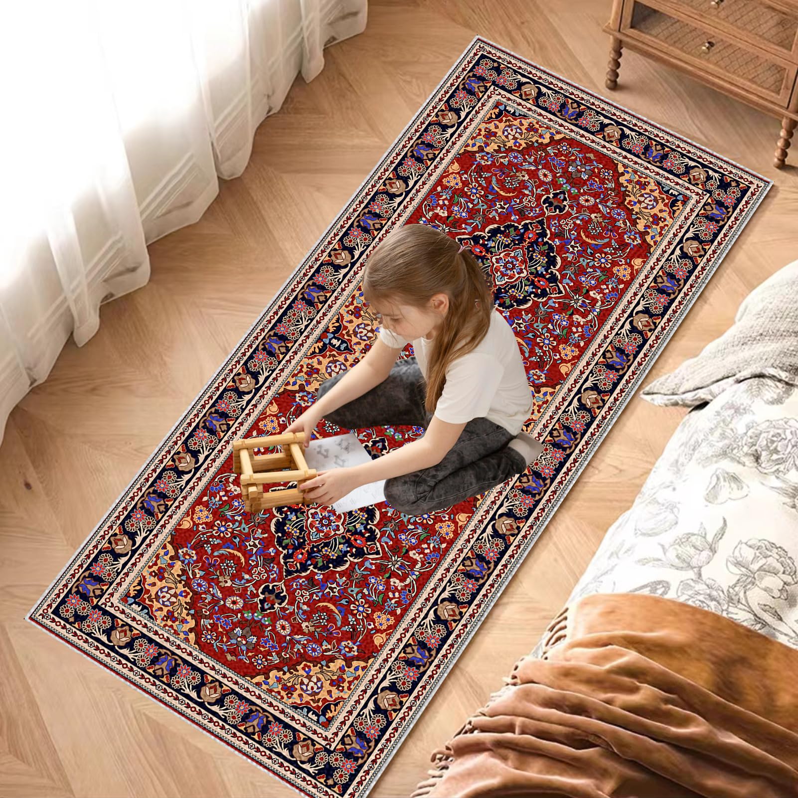 Dywan Długi Korytarz 110 x 180 cm Dywan Chodnik Kuchenny Antypoślizgowy Dywan Chodnik Chodnik Antypoślizgowy Dywan Kuchenny Zmywalne Dywaniki Do Wejścia, Korytarza, Sypialni