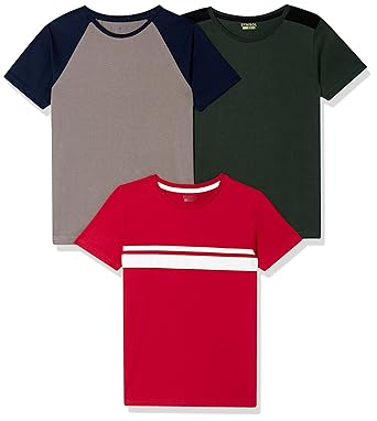 Amazon Brand - Symbol Boys Regular T-Shirt