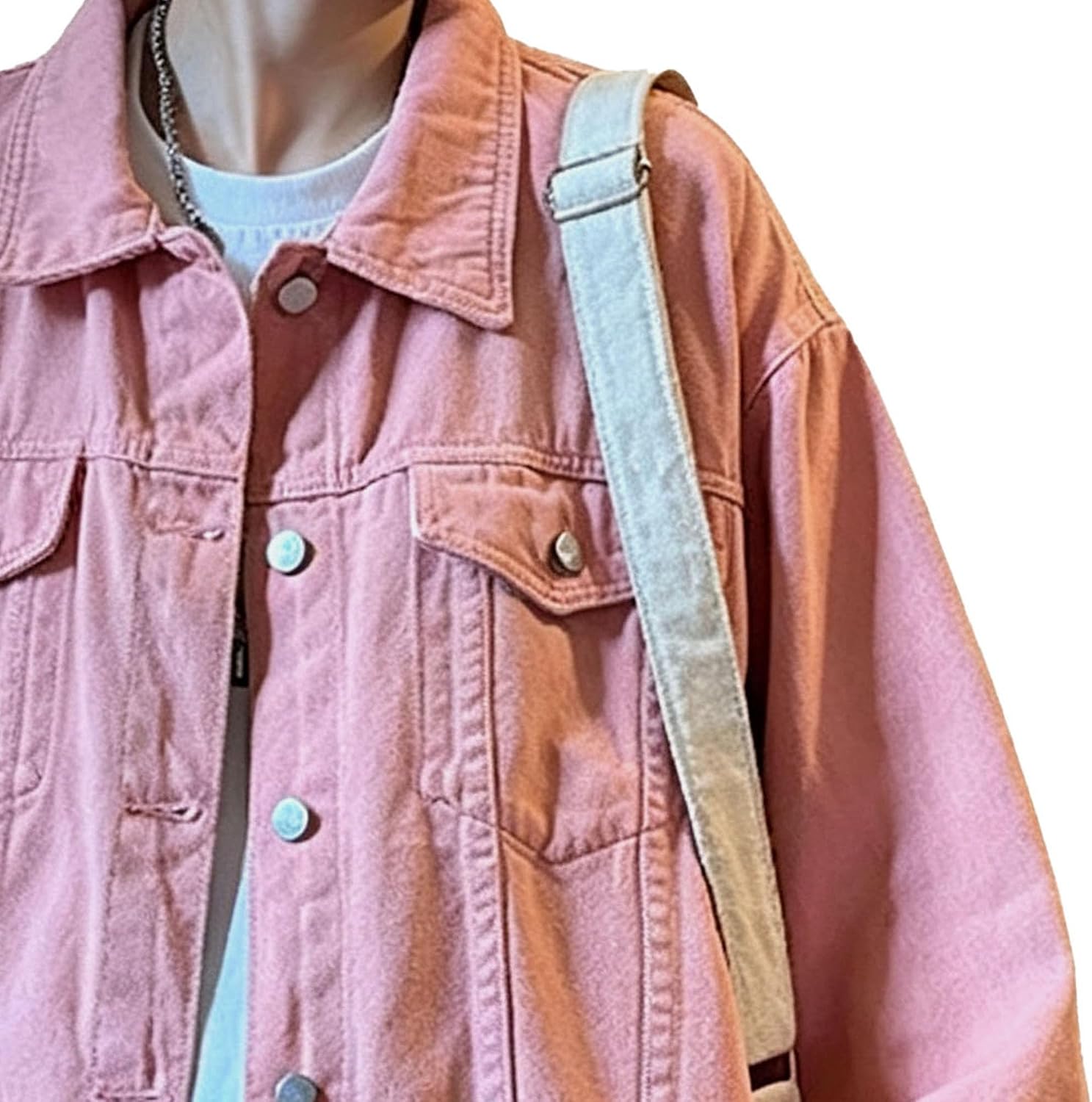 Maiyifu-GJ Mens Denim Jackets Cotton Casual Lightweight Jean Trucker Jacket