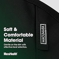 Vista 7 de Macuhealth MacuMask - Compresa de calor húmedo para ojos secos, blefaritis, MGD y fatiga visual digital, correa ajustable, tecnología SterilEyes