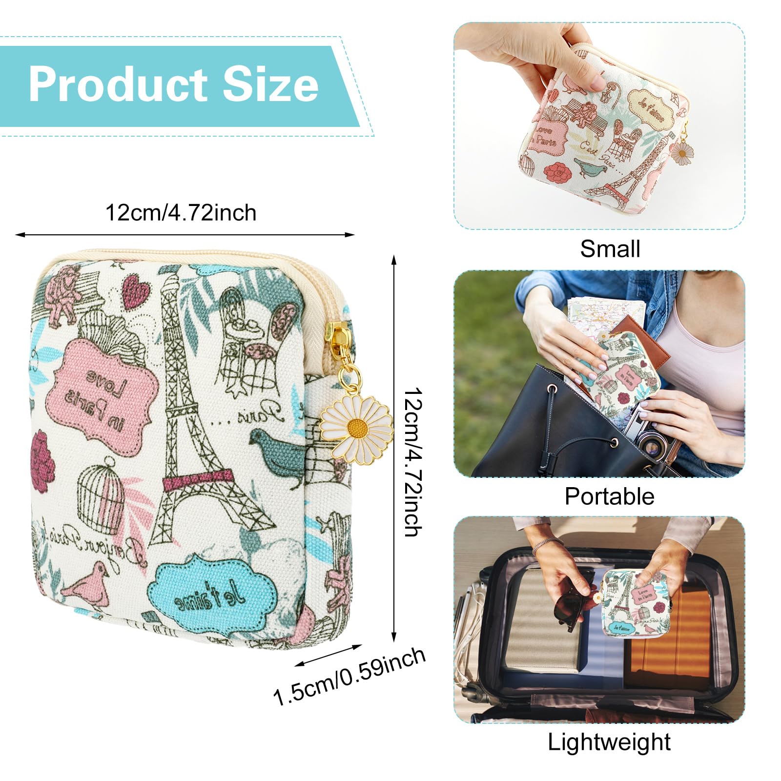 Amabro Sanitary Napkin Storage Bag - Image 3