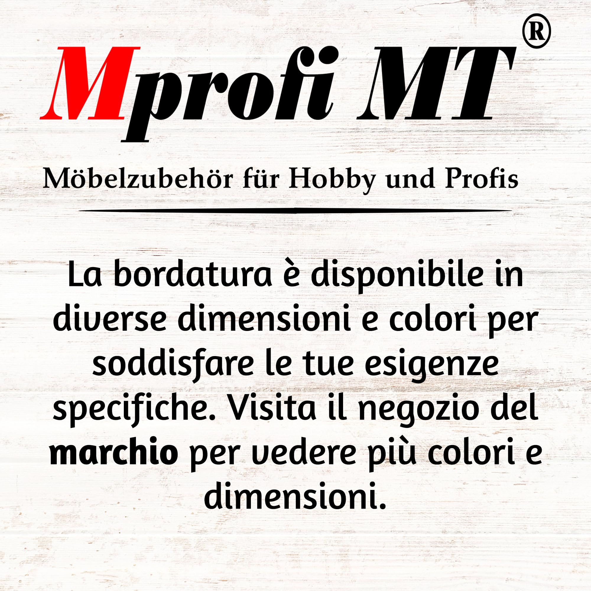 Mprofi MT® - Bordo Effetto Antracite | 22mm x 5m | Facile da Applicare | Bordo Cucina in Melaminico | Per Scaffali, Mobili e Pannelli | Termoadesivo Durevole | Spessore 0,50mm