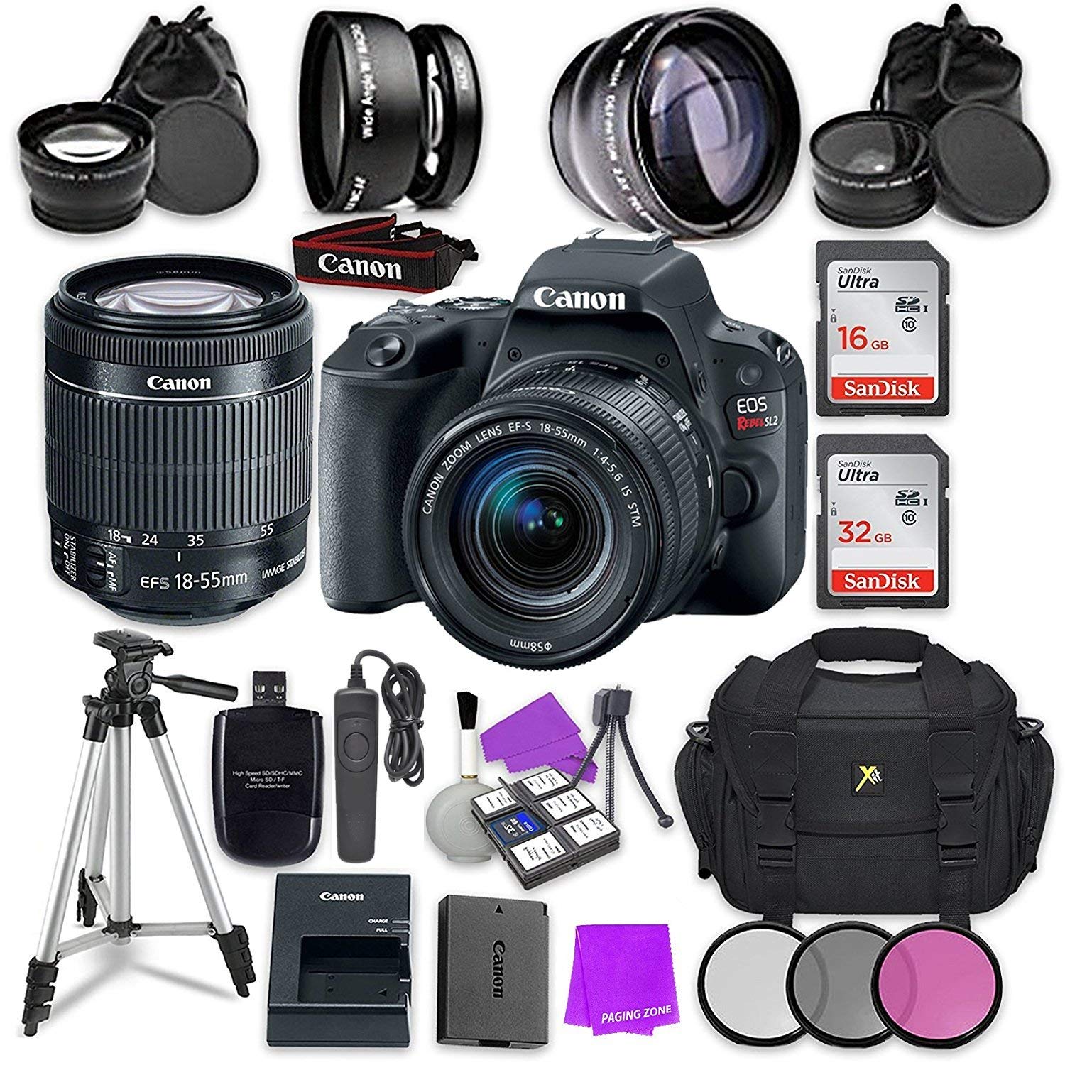 Amazon.com : Canon EOS Rebel SL2 Digital SLR Camera with Canon EF