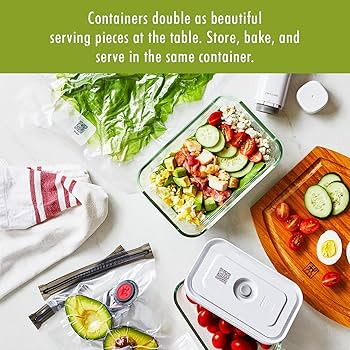 Amazon｜ZWILLING Fresh & Save ガラス 小型 密閉 食品保存容器