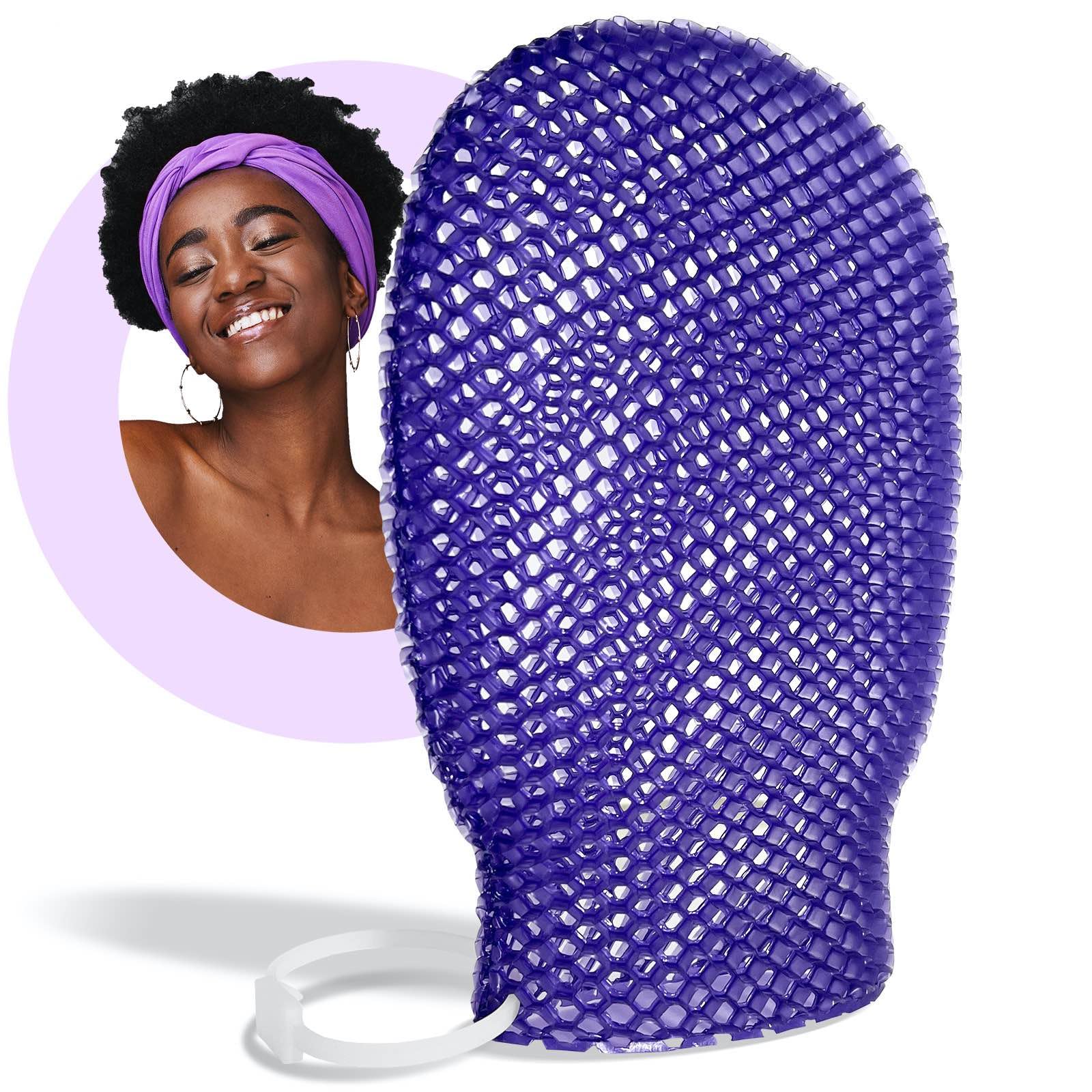 Bath Mitt - Exfoliating Glove, Honeycomb Body Scrubber,Massage Body Scrub Gloves for Home Spa,Mitt Sponges for Cleaning Body,Deep and Gentle,Fast