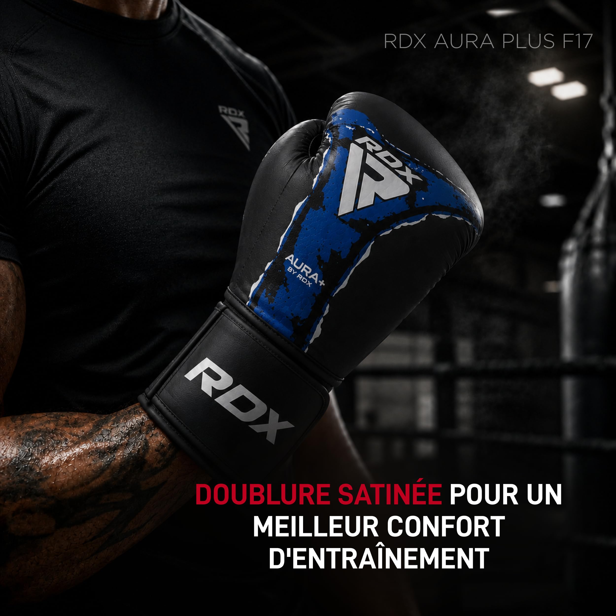 RDX Gants de Boxe New Aura F17- Entraînement, Sparring et Sac de Frappe - Confort, Protection et résistance - Homme & Femme, Adultes et Enfants