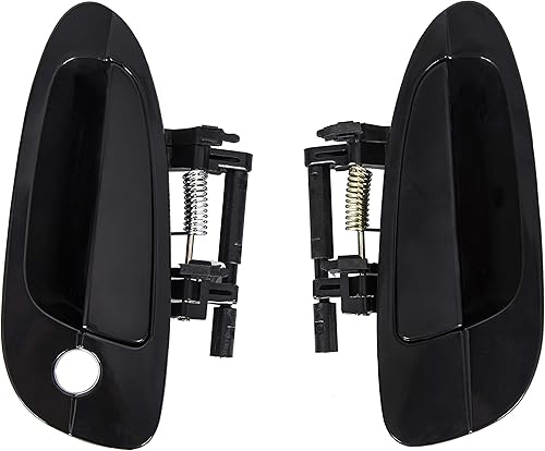 Miniatura 5 de KUAFU Manija de puerta exterior exterior compatible con Nissan Altima 2002-2006 Reemplazo para NI1520112, 82607-8J009 NI1310123, 80607-8J009