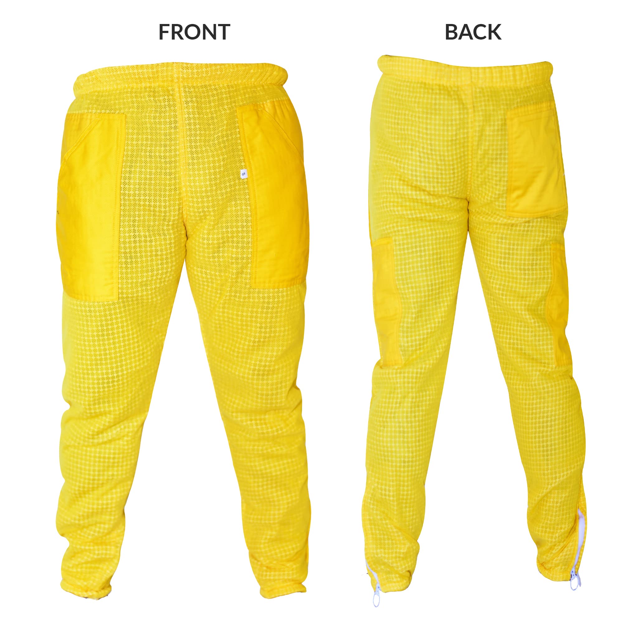Pantaloni Apicoltura ventilata Uomo e Donna Pantaloni apicoltore da Lavoro All'aperto Tuta da Apicoltura unisex per gli apicoltori contro le punture delle api