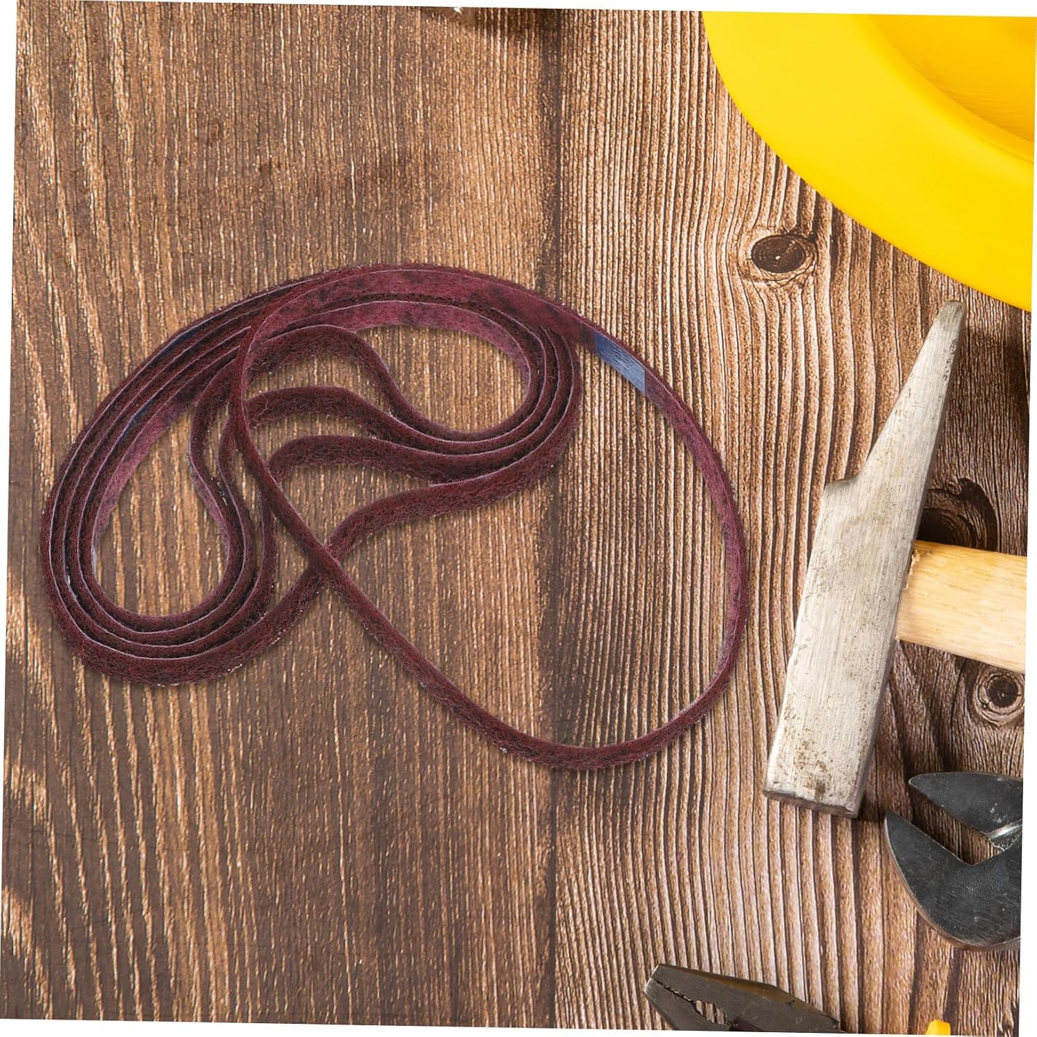 5 Piece Ceramic Zirconia Nylon Sanding Belts for Metal and Wood