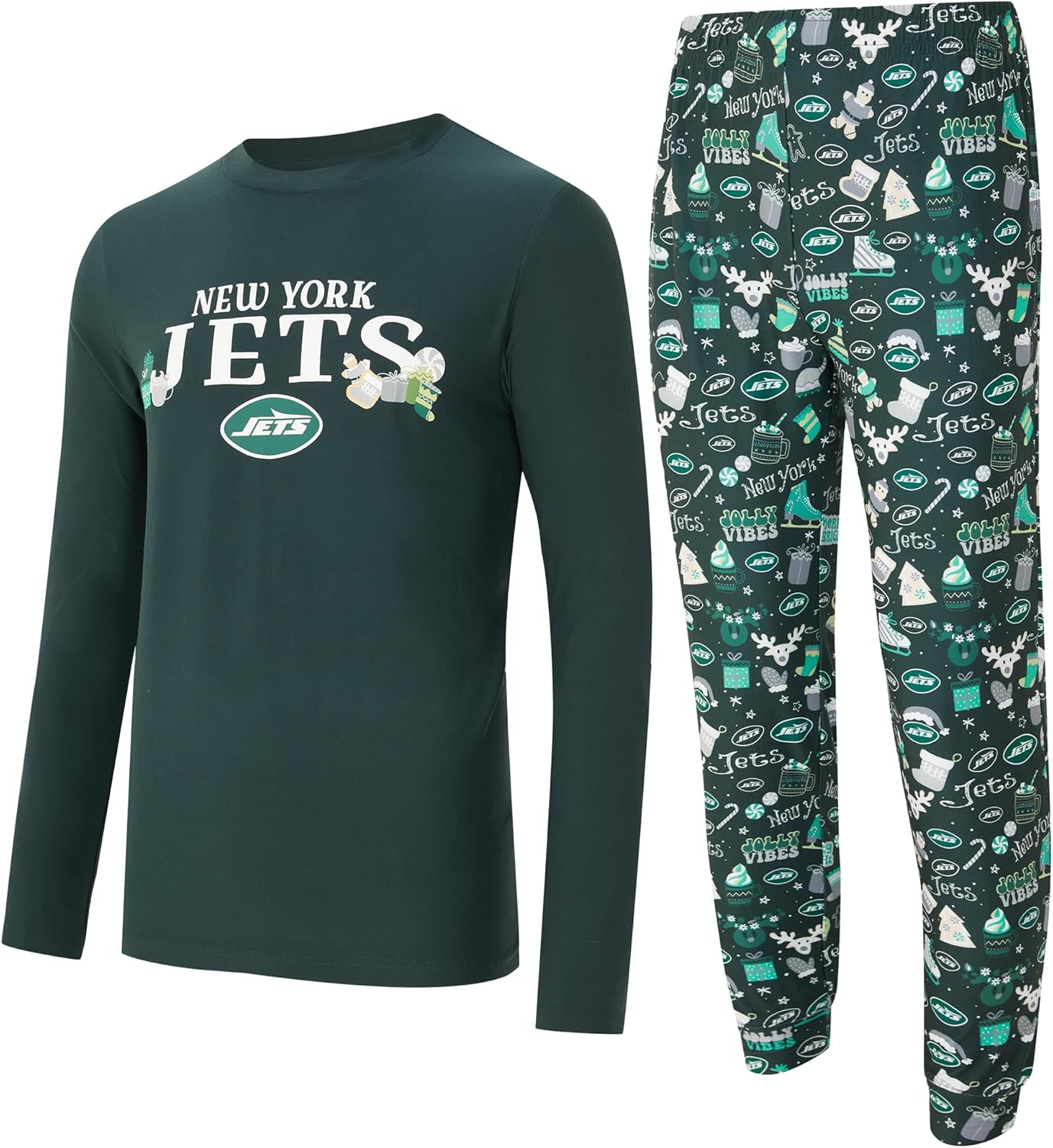 Concepts Sport Men's NFL Chestnut Long Sleeve Top & Pants Set