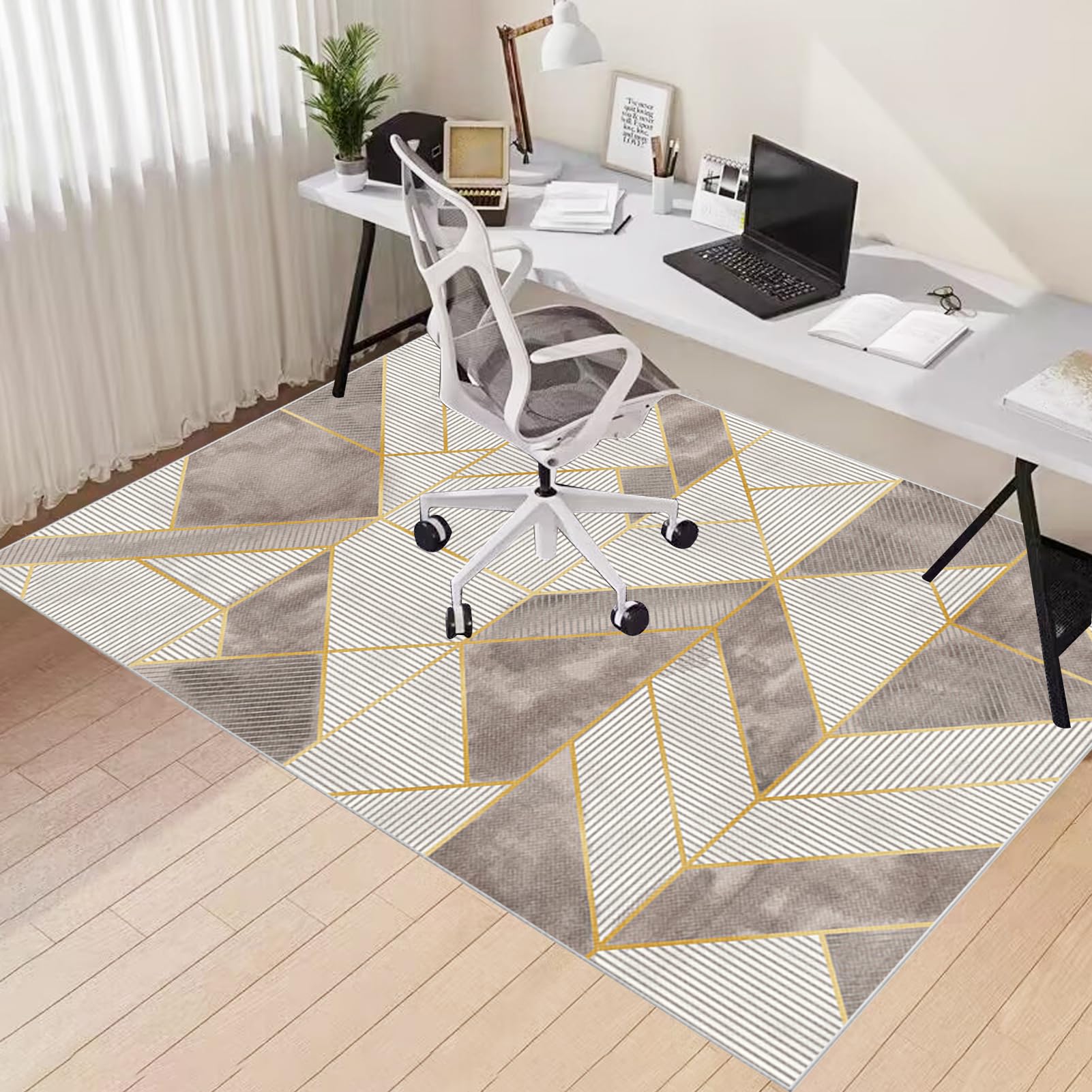 Alfombrilla protectora para silla de escritorio, 60 x 70 cm, alfombrilla de tela para juegos de oficina, alfombrilla para suelos duros, alfombrilla para silla de alfombra y parquet, alfombrilla