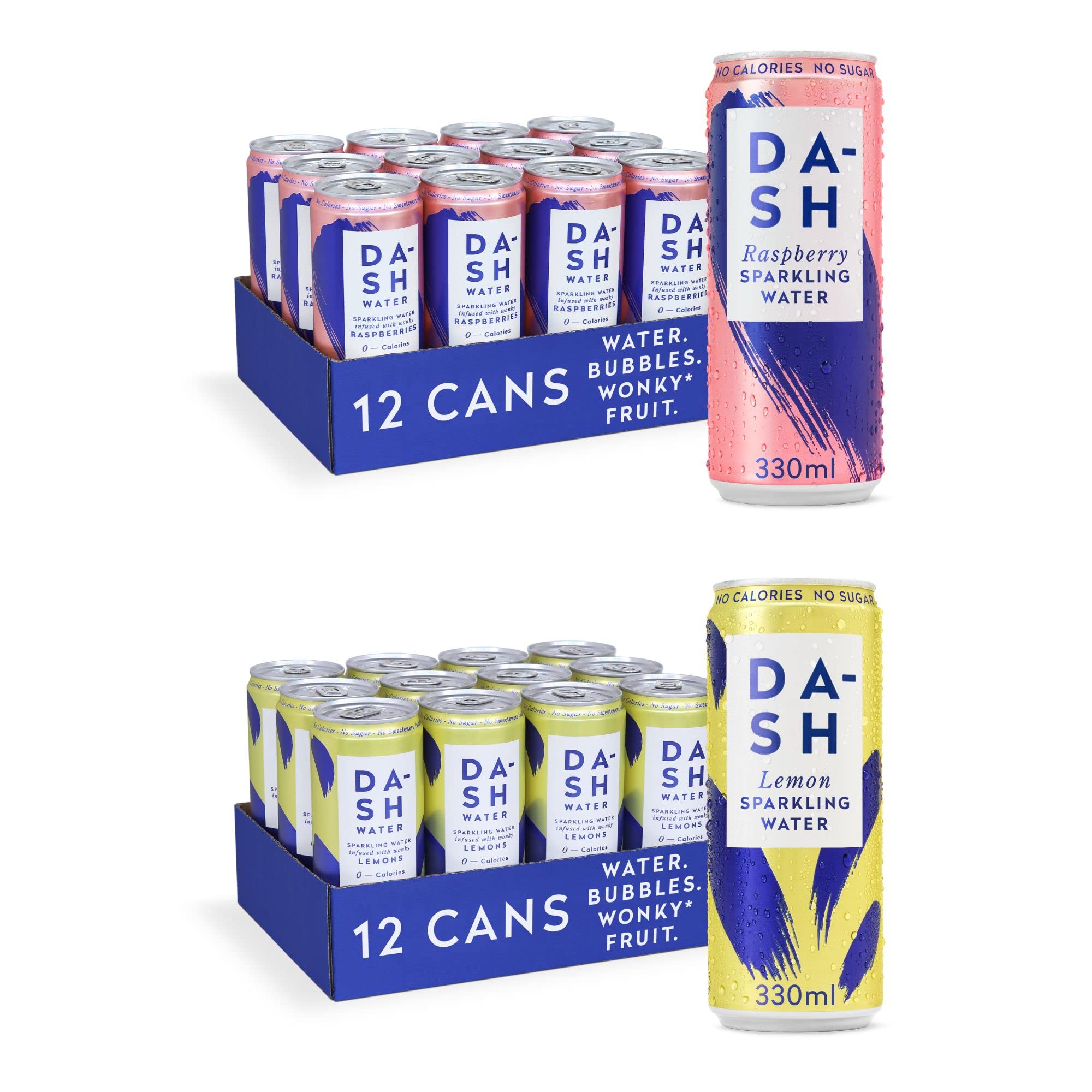 Buy Dash WaterRaspberry & Lemon 24 x Flavoured Sparkling Spring Water