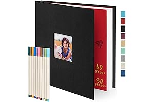 Premium Self-Adhesive Scrapbook Photo Album