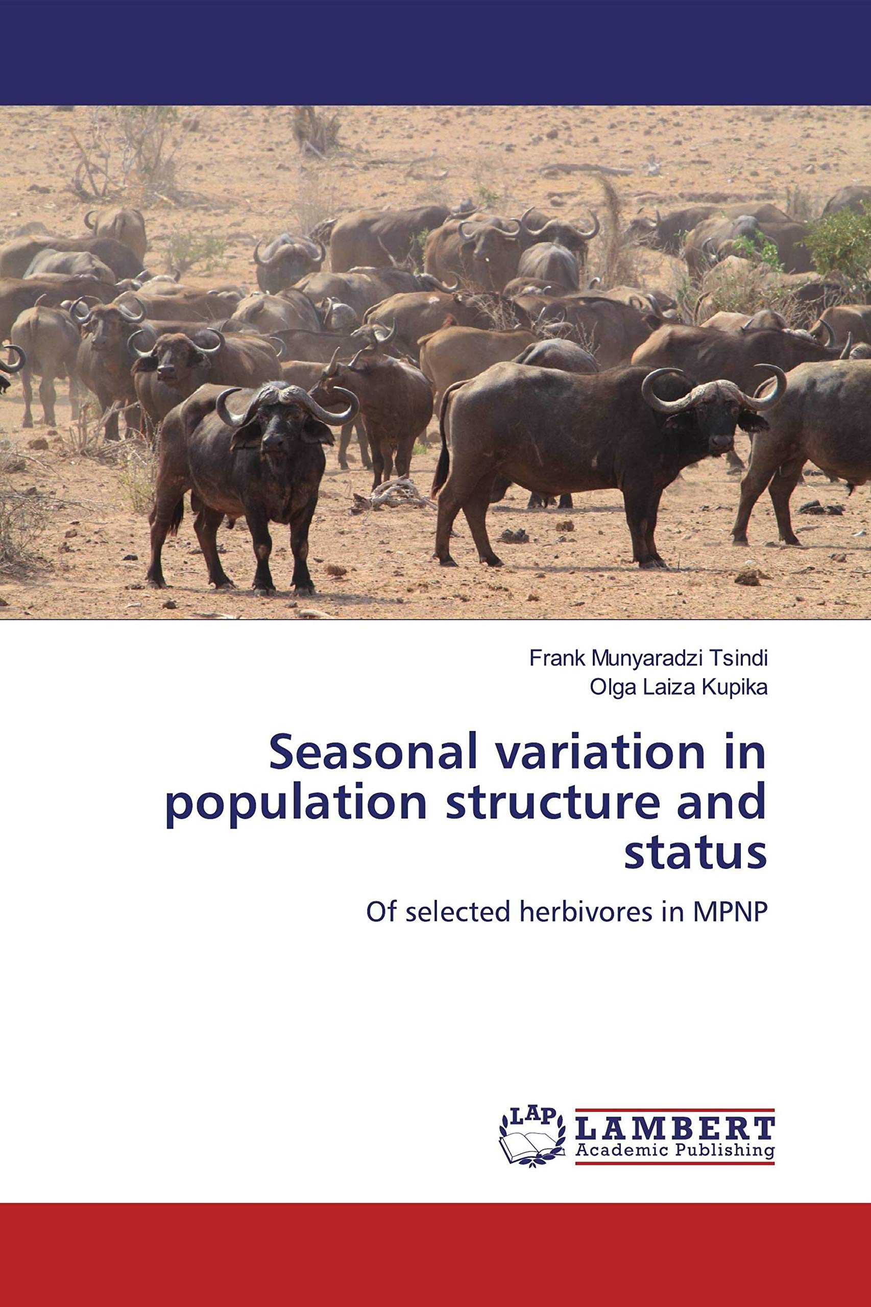Seasonal variation in population structure and status: Of selected herbivores in MPNP