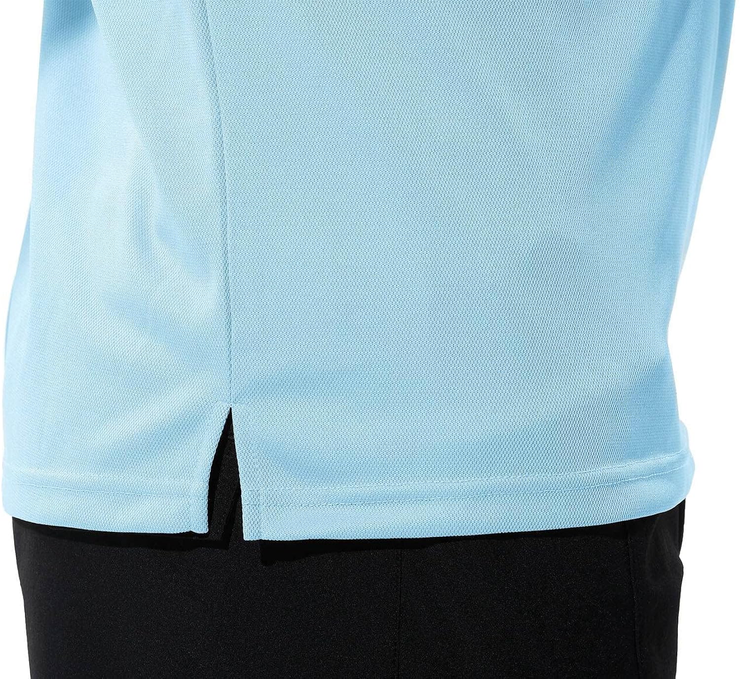 Miniatura 7 de Rdruko Camisas polo de manga corta para hombre de secado rápido para deportes de golf al aire libre con bolsillo