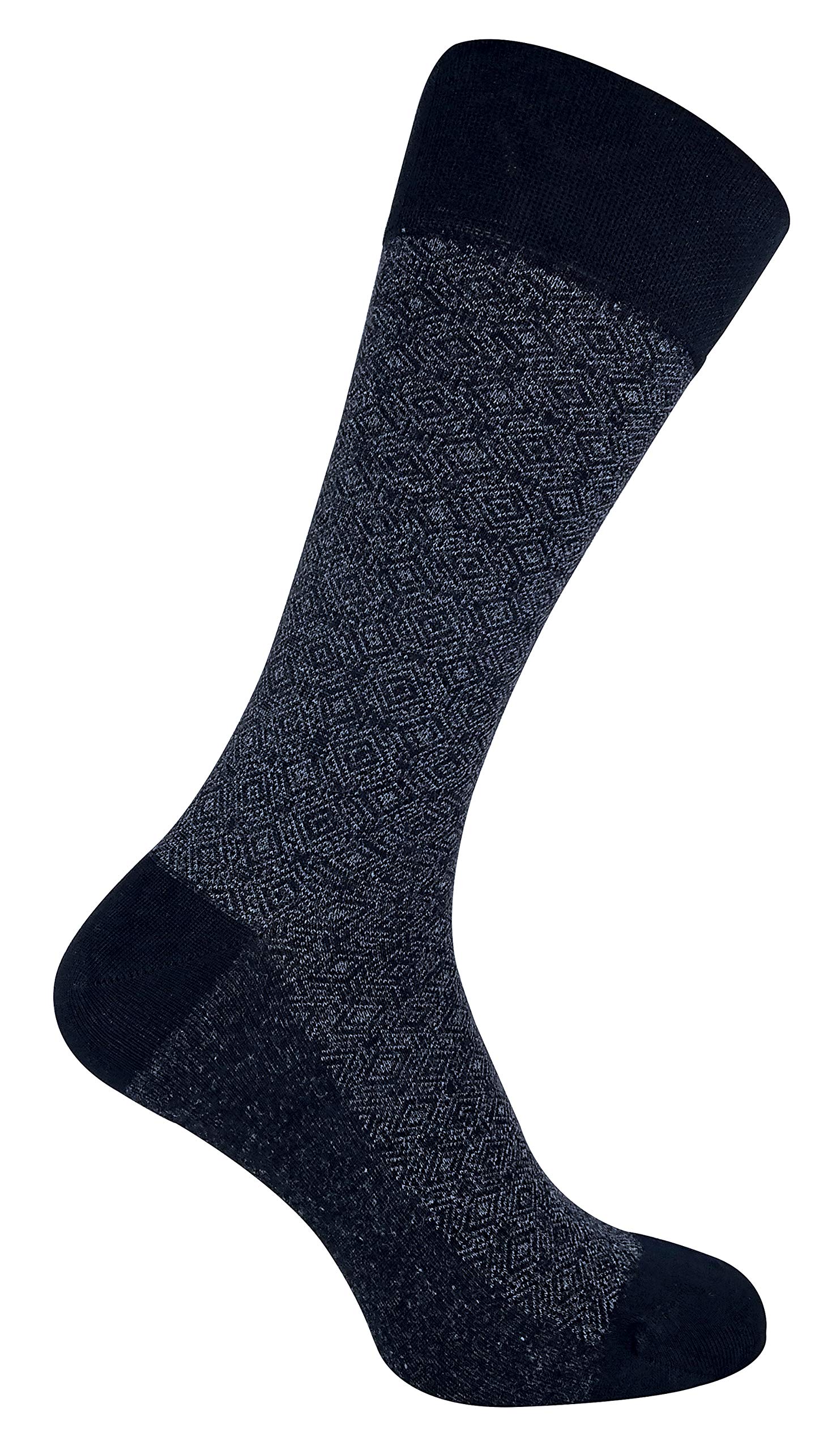 Sock Snob - Mens Patterned Design Formal Bamboo Dress Socks