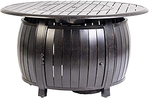 Grand Patio Fire Pit | Round 44" Convertible Firepit and Table