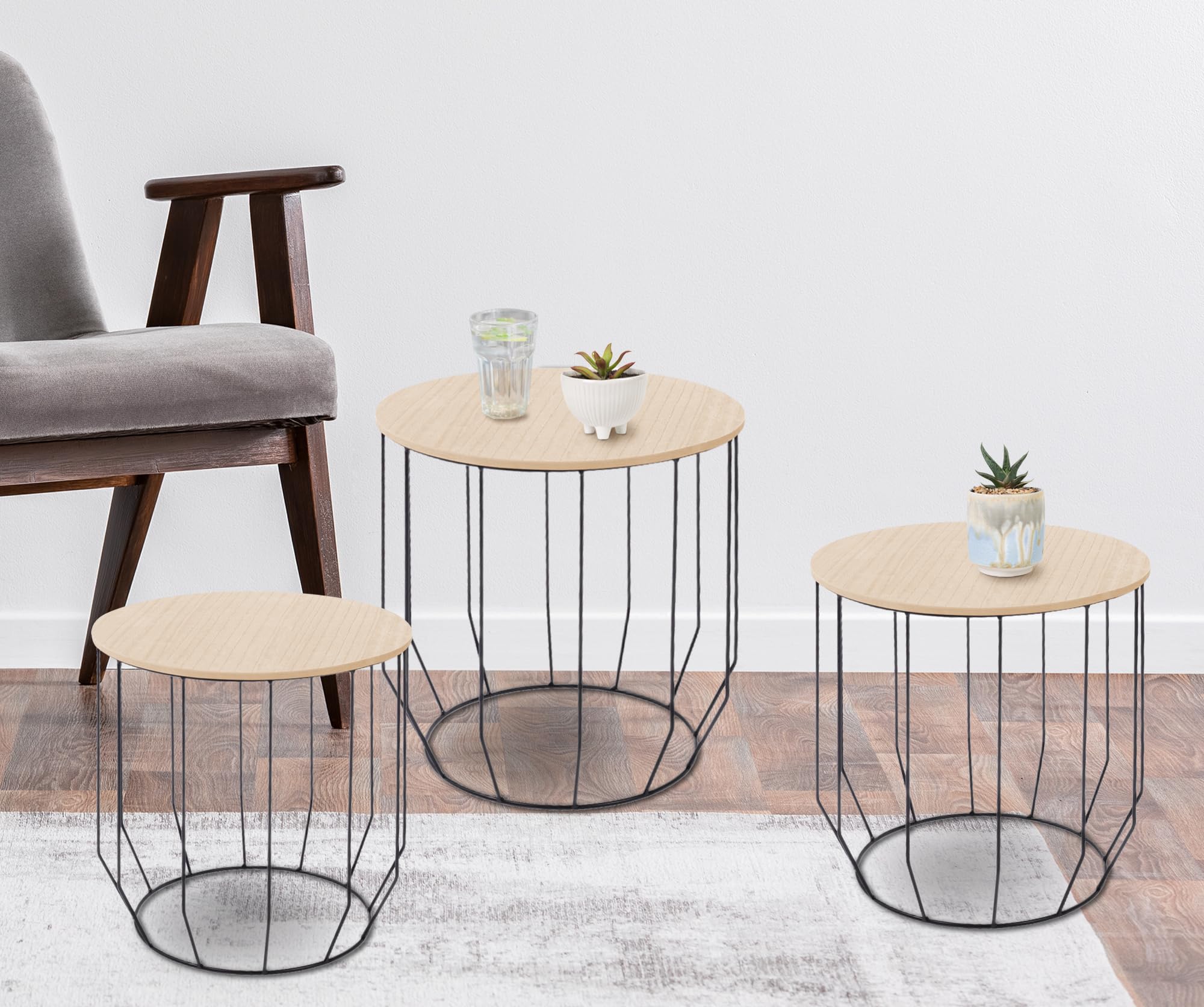 Tavolini Da Salotto Leroy Merlin Set Tavolini Rotondi