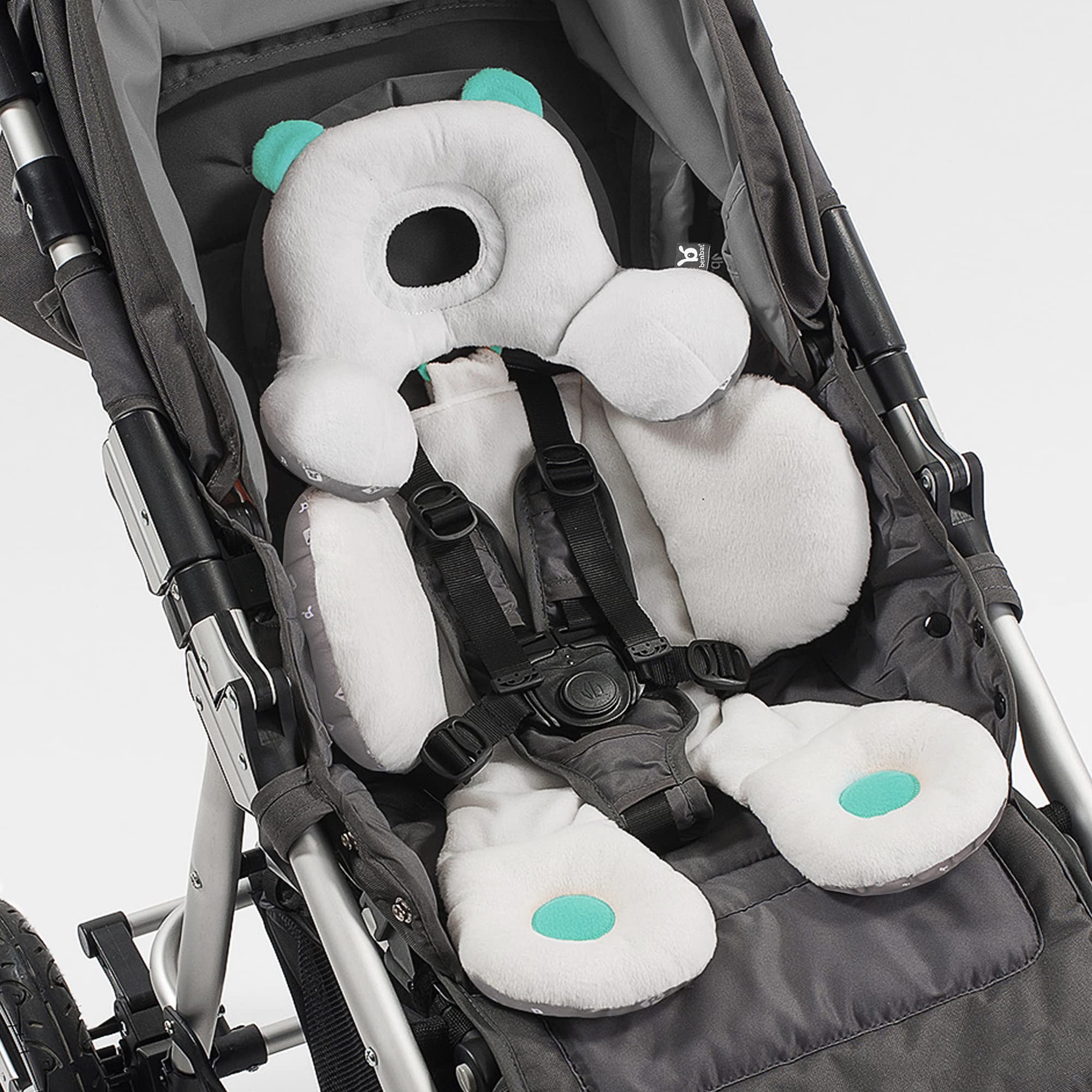 Benbat Universal-Sitzverkleinerer für Autositz und Kinderwagen, Weiß – TS285