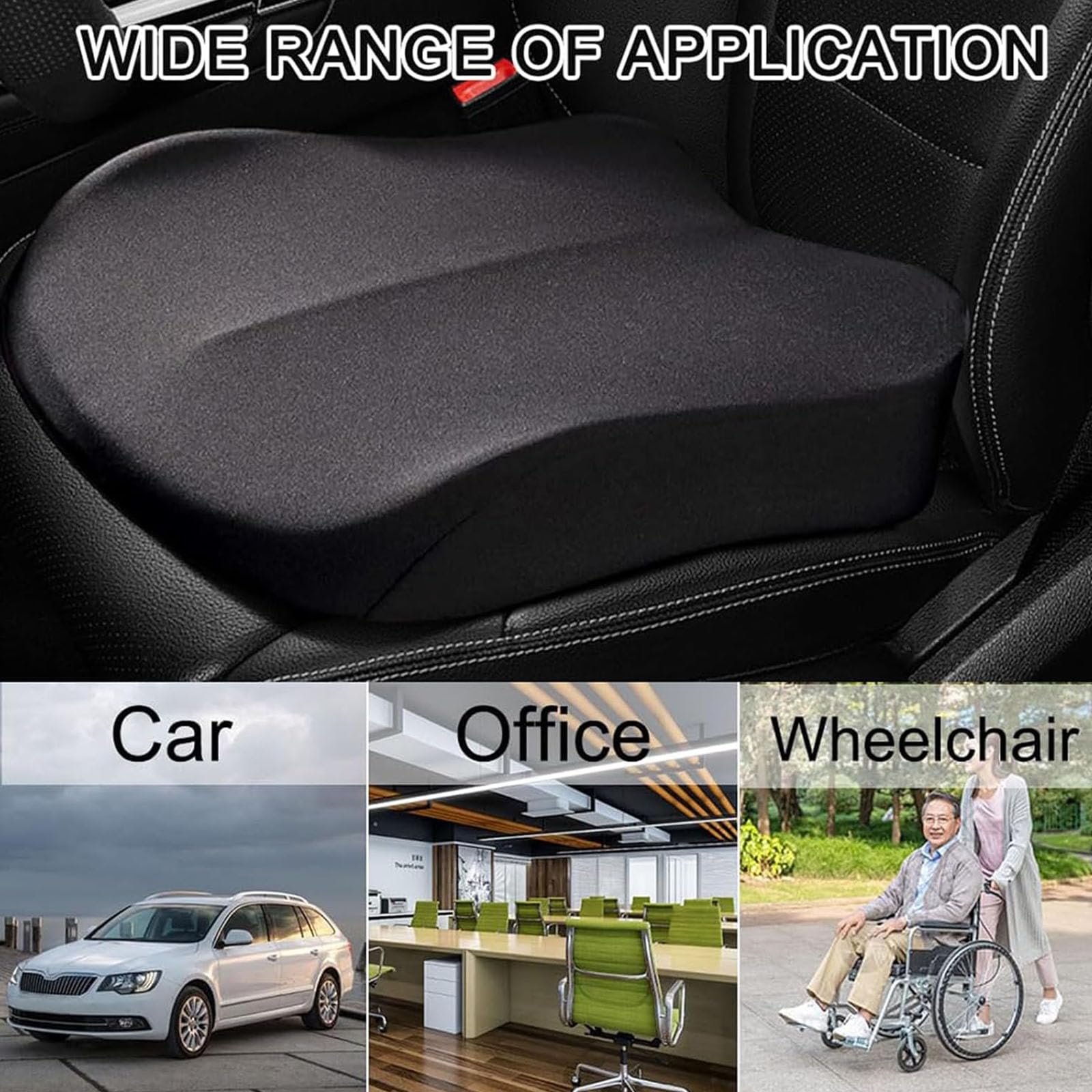 Rehausseur Voiture Adulte pour Mazda MX-5 ND 2015-2022, Portable Coussin Siège Voiture Coussin Conducteur Anti-Dérapant IntéRieur Accessoires,B Grey
