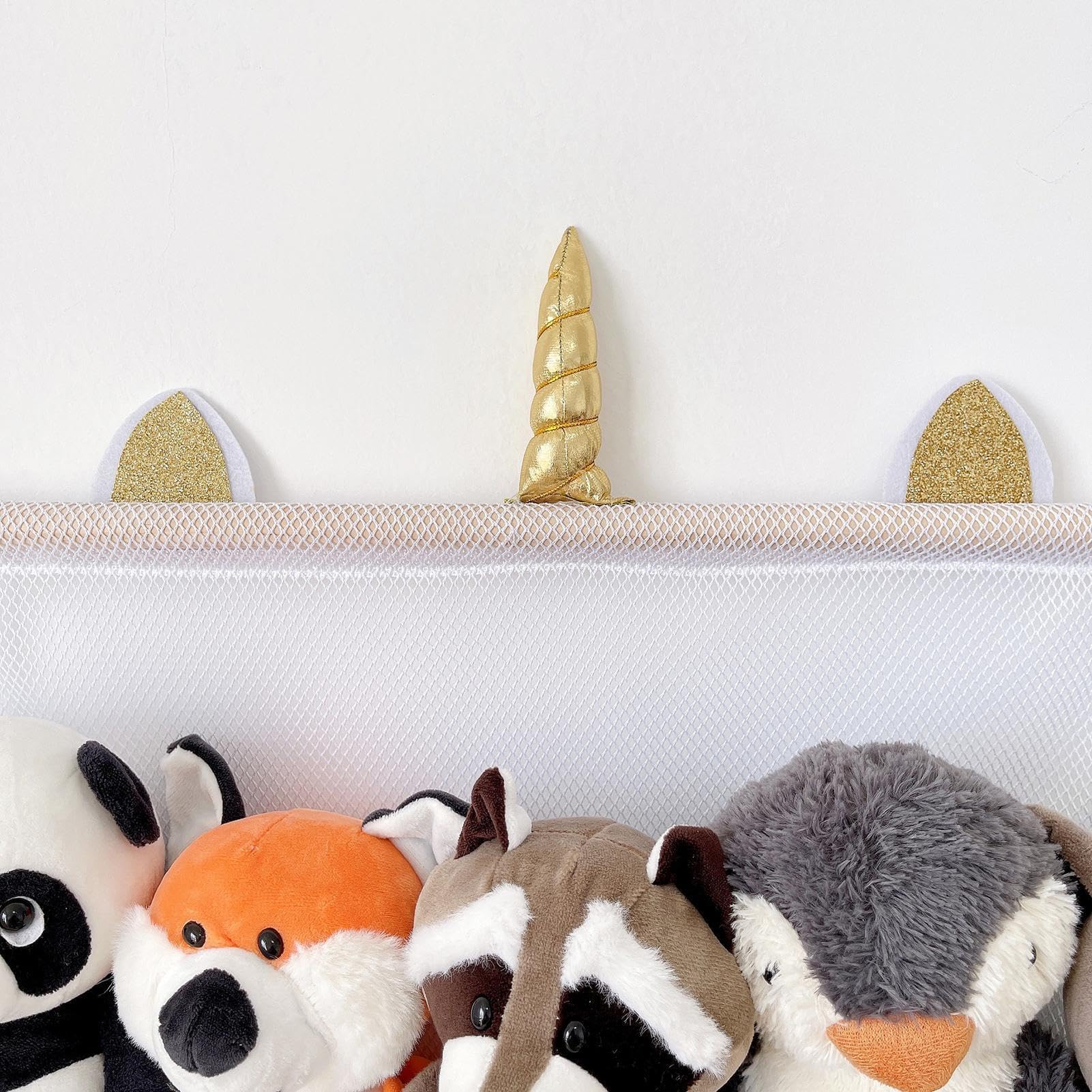 Fabric Toy Storage Net, Kids' Room Toy Organization Solution, Decorative Toy Holder