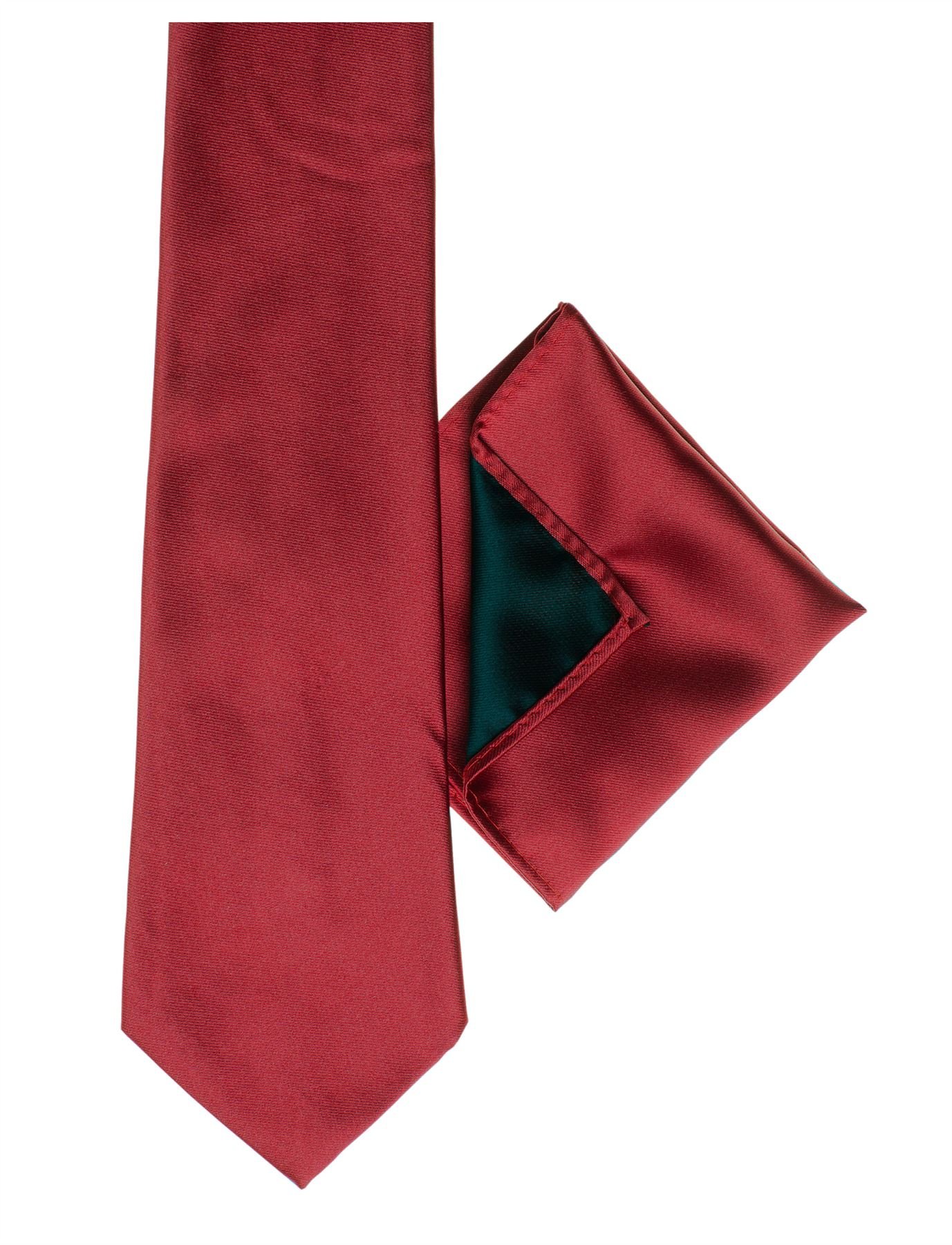 Paisley Of London Boys Red Tie, Pocket Square, Pocket Handkerchief