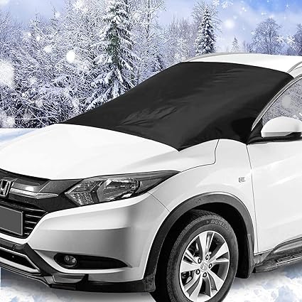 Windshield Cover for Ice and Snow. Waterproof Windshield Snow Cover for All Cars, Trucks, SUVs, MPVs, with Magnetic (47