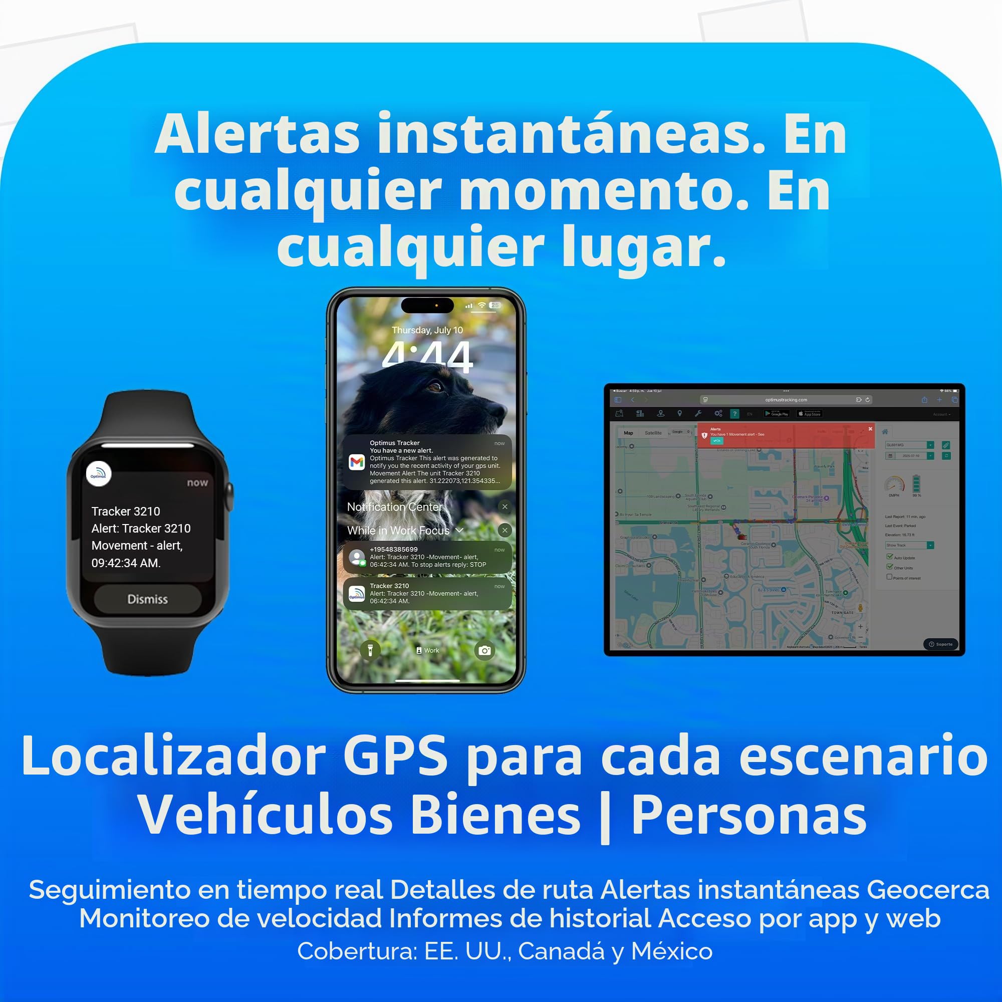 Optimus GB100M 4G LTE - Easy Install on Car's Battery GPS Tracker