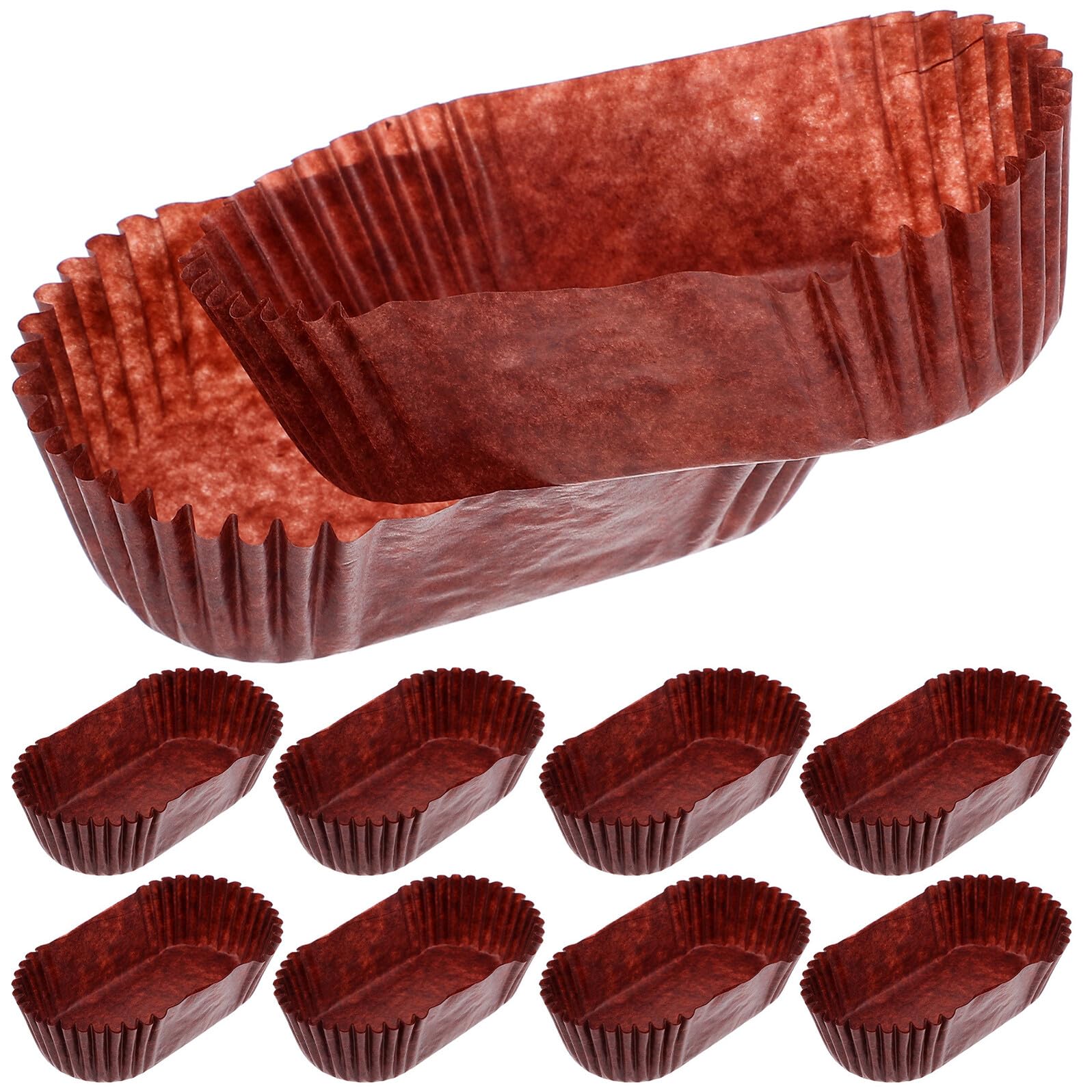 Moldes Ovalados para Hornear 1000 Unidades Papel Antiadherente Color Café Tamaño Mediano 9 CM Ideales para Cupcakes Pasteles y Repostería Casera Fiestas y Celebraciones