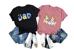 Bluey Shirt for Adults: Stylish Dog Mom Shirts for Couples
