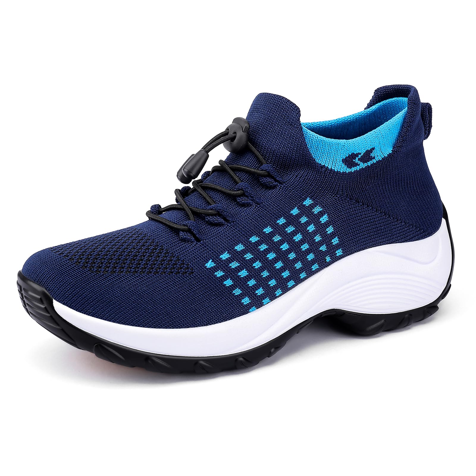 Lookyno Comfortable Breathable Women Walking Shoes Slip on Trainers Women's Orthopedic Casual Ladies Shoe Thick Bottom