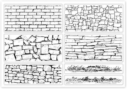 Miniatura 8 de GLOBLELAND Sellos transparentes de pared para manualidades, para álbumes de recortes, marco de pared de silicona, sellos transparentes para hacer