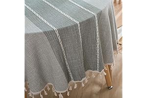 ColorBird Gray Round Tablecloth