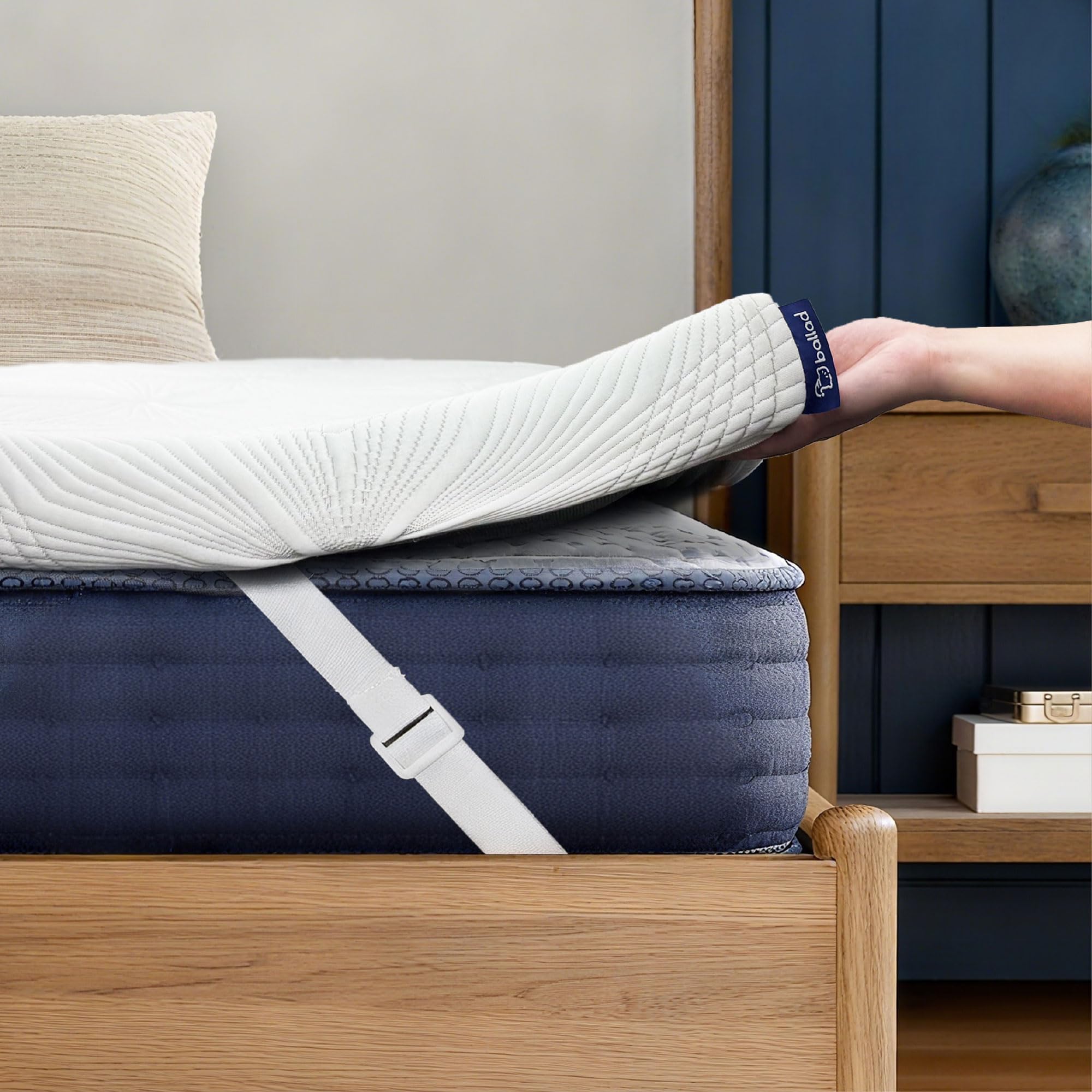 Ballad 3 Inch Gel Memory Foam Mattress Topper Queen