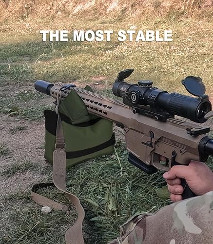 Miniatura 6 de Bolsas de descanso con relleno de dos piezas para deportes de objetivo  Soporte delantero y trasero para tiro de campo
