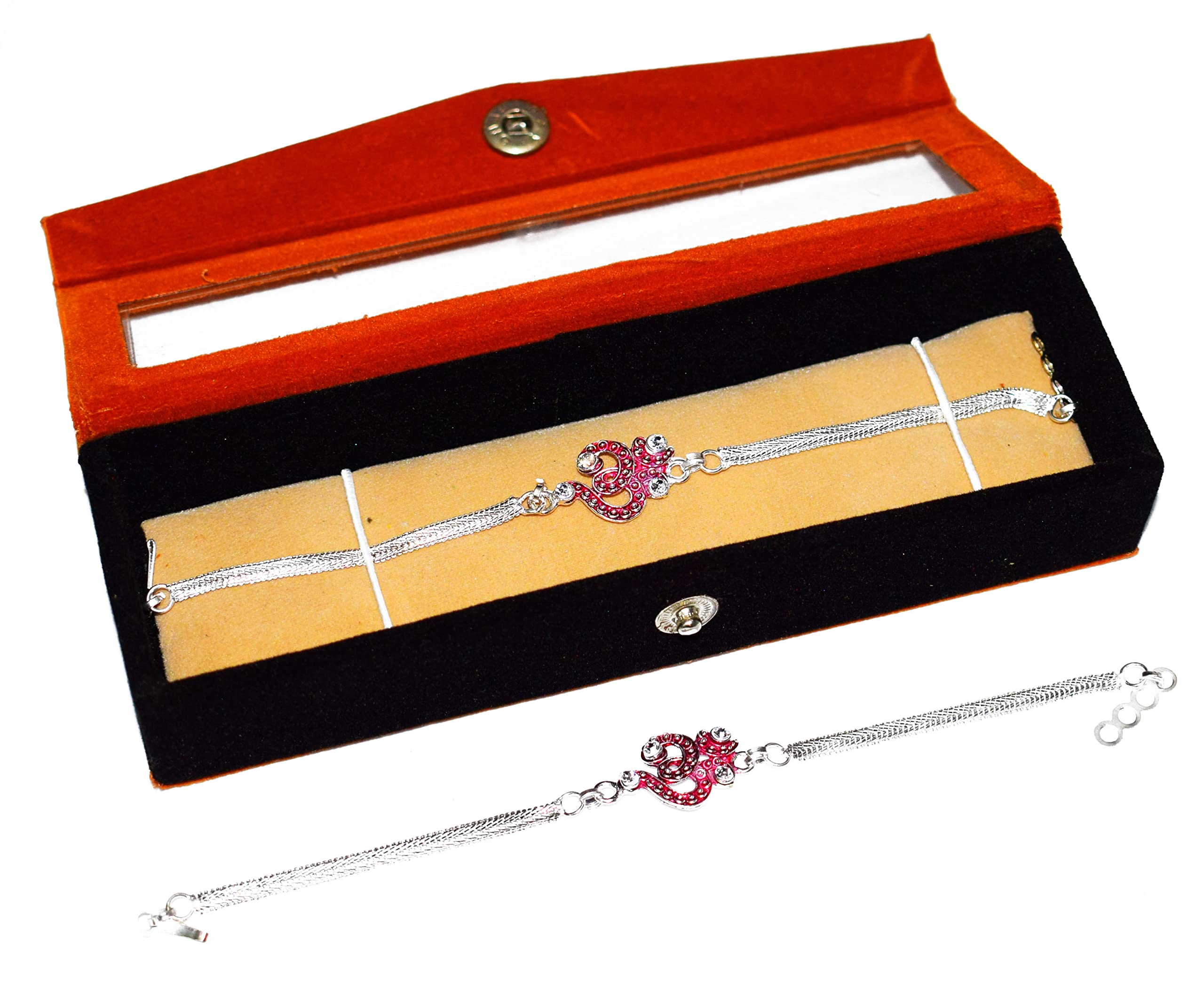 See full amazon price history chart for RELBEES Exclusive Silver Rakhi/Floral/Multi-colour Rakhi/Silver Bracelet Rakhi For Brother/Wrist Band For Brother/Bhai With Velvet Gift Box/Roli/Chawal(918) RELBEES Exclusive Silver Rakhi/Floral/Multi-colour Rakhi/Silver Bracelet Rakhi For Brother/Wrist Band For Brother/Bhai With Velvet Gift Box/Roli/Chawal(918) (B098MNDQ5V) Amazon Price History, Amazon Price Tracker