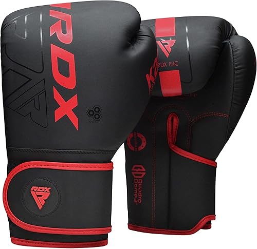 RDX - Guantes de boxeo y pelea Muay Thai, cuero Maya Hide, Kara, Patente Pendiente, para entrenamiento, Kickboxing, saco de boxeo, MMA, Thai Pad,