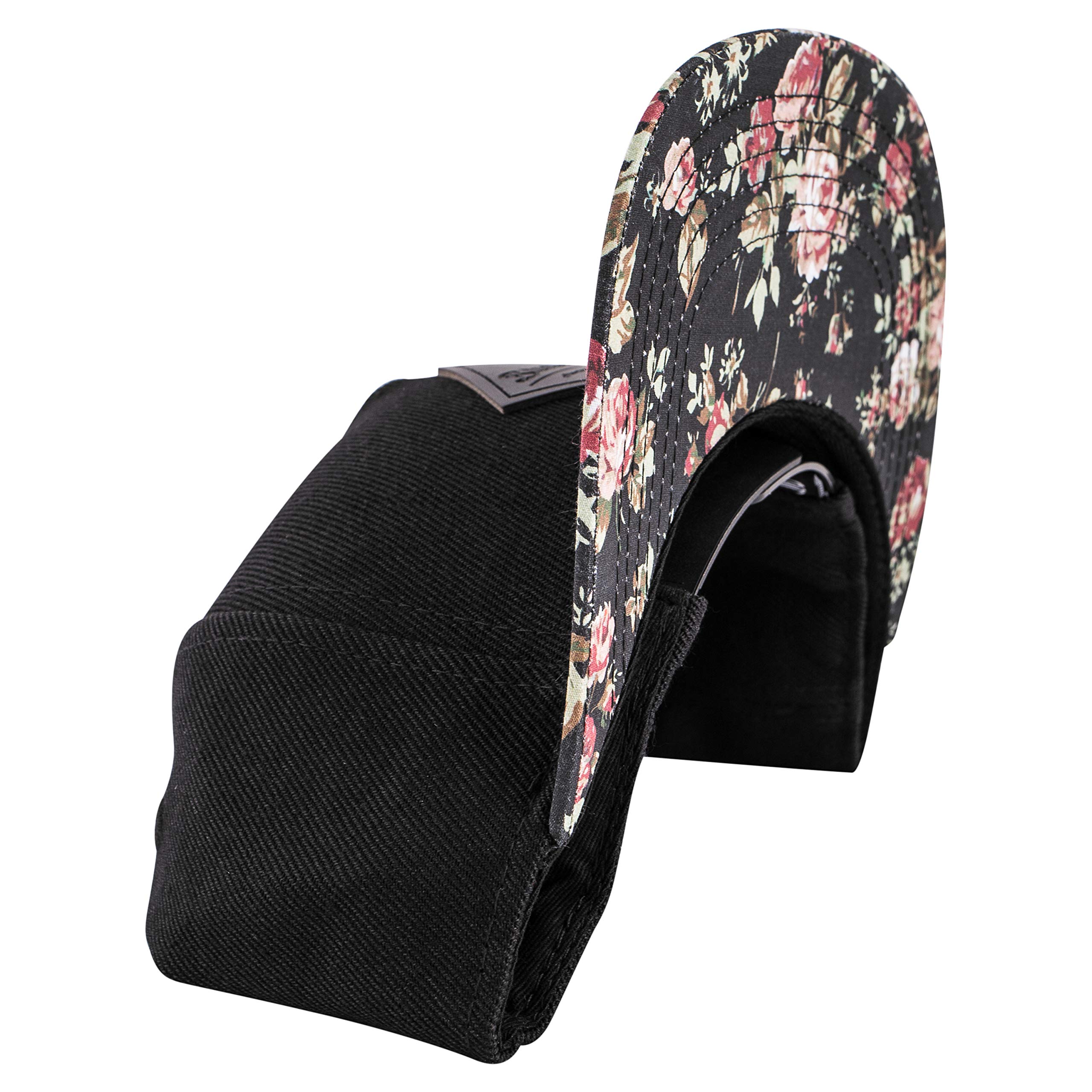 Blackskies® Black Beauty Snapback Cap | Baseball Cap Basecap Hommes Femmes Floral Rose Casquette - 5