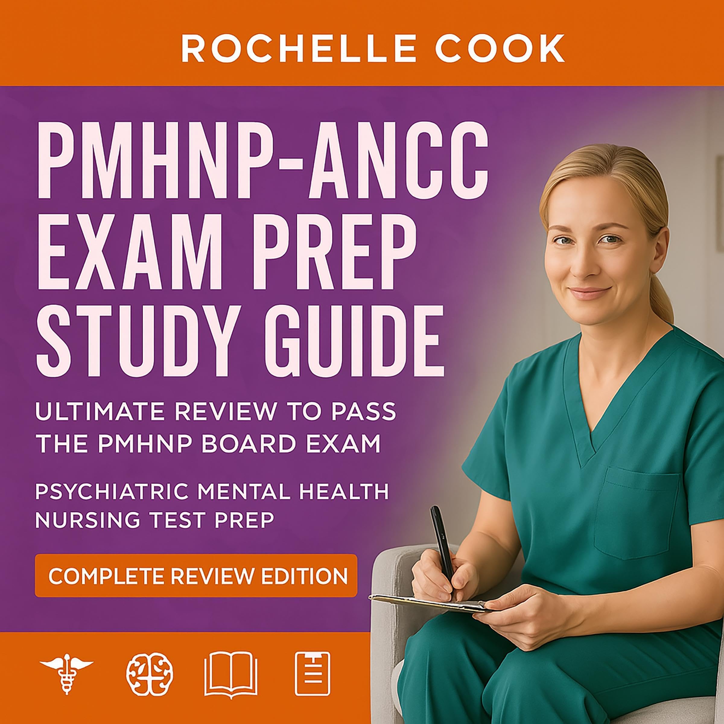 Cover art for PMHNP-ANCC Exam Prep Study Guide (Complete Review Edition)
