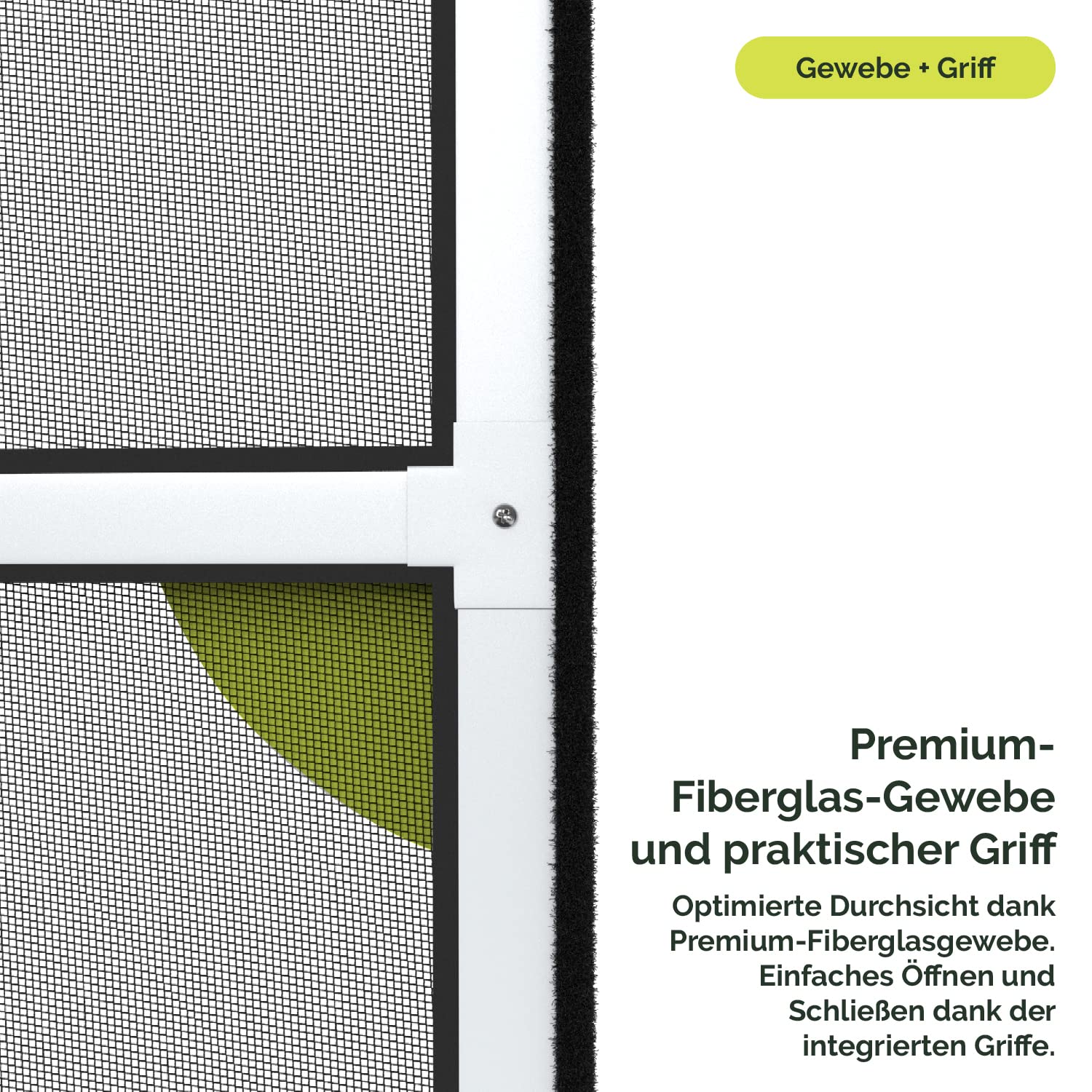Nematek Premium Insektenschutz Schiebetür - Fliegengitter Schiebetüren für Terrassentüren als Bausatz - Fliegengitter Balkontür Schiebetür in 120 x 240 cm, weiß