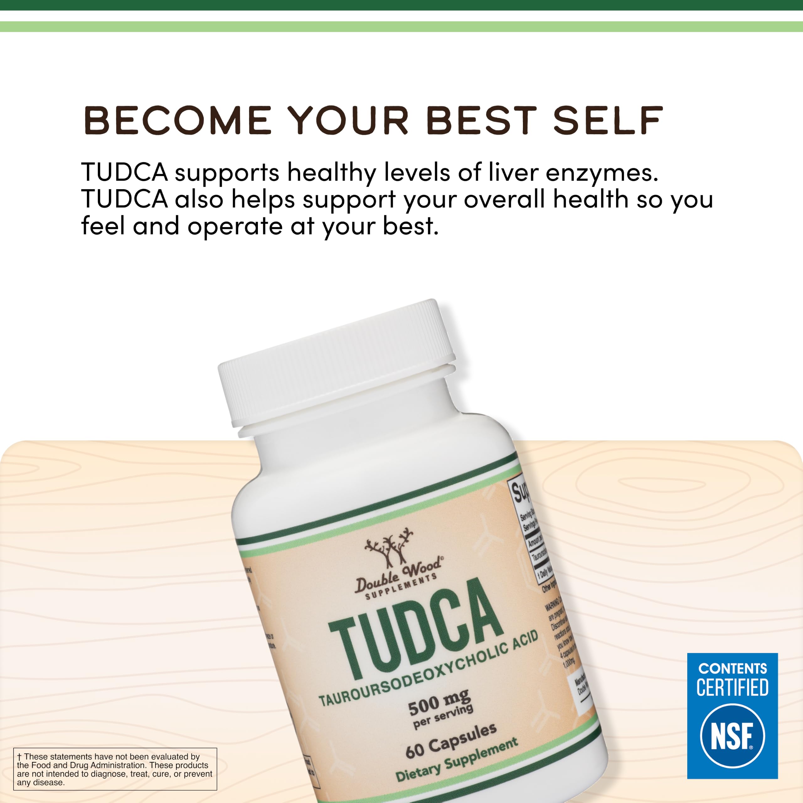 TUDCA Bile Salts, 250mg Capsule, Tauroursodeoxycholic Acid, 60 Capsules — Amazon image 3