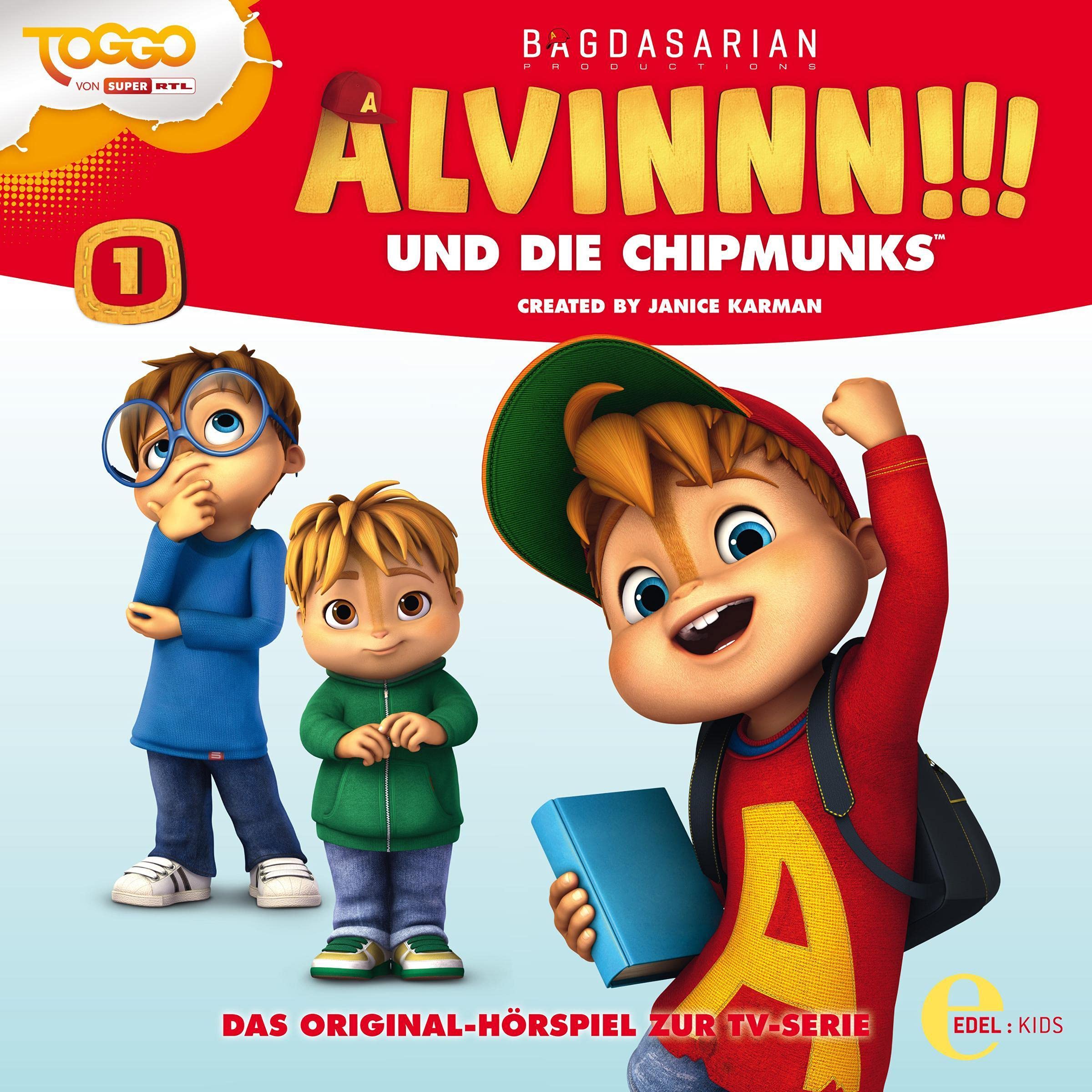 Cover art for Alvinnn!!! und die Chipmunks 1. Das Original-Hörspiel zur TV-Serie
