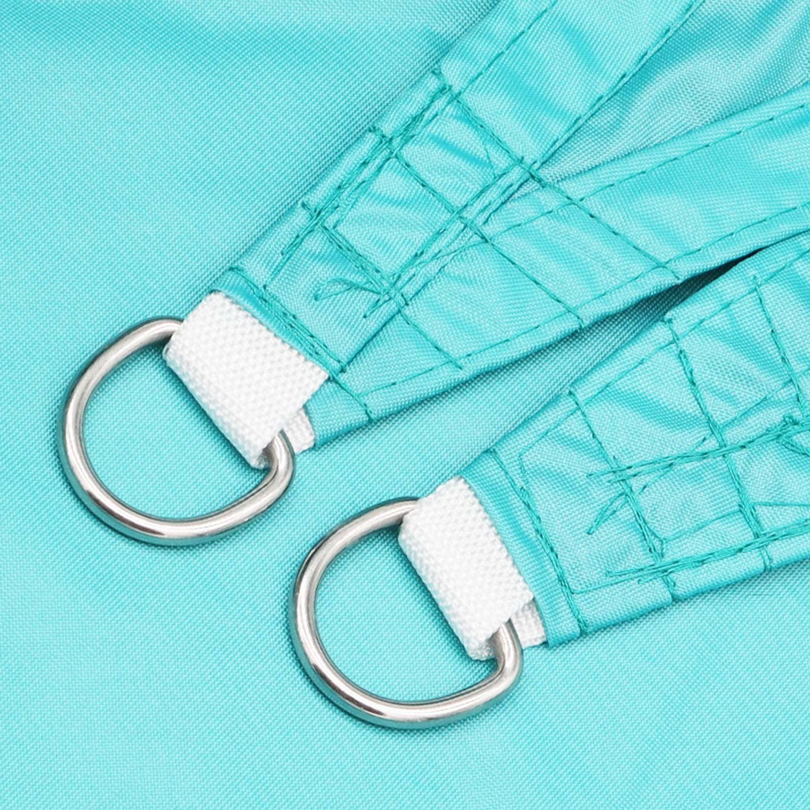 Voile d'ombrage imperméable 4 x 5 m – Auvent carré pour une utilisation en extérieur Protection UV et vent Parfait pour l'ombre du jardin et facile à installer