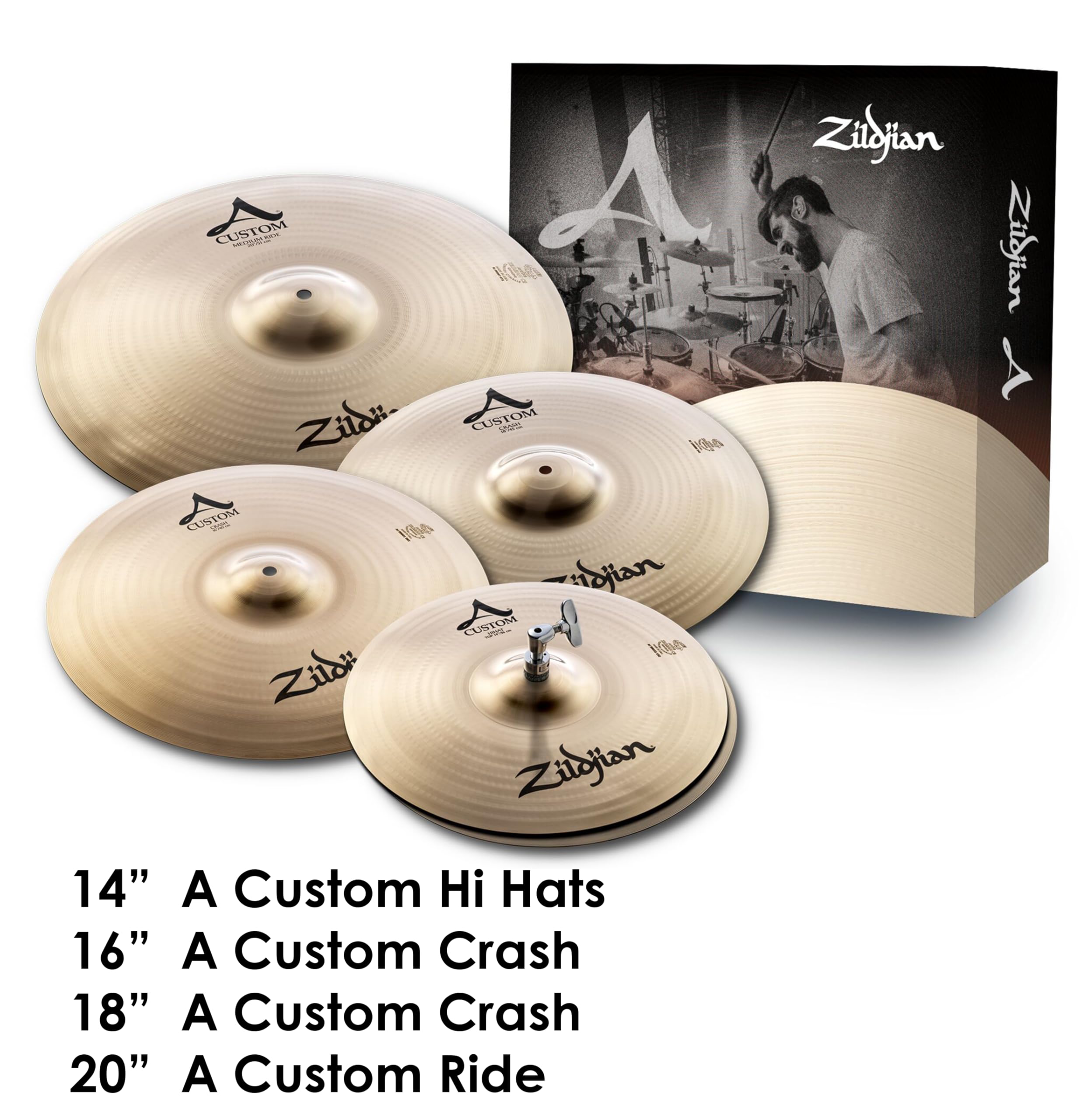 Amazon.com: Avedis Zildjian Company A-Series Box Set - 14
