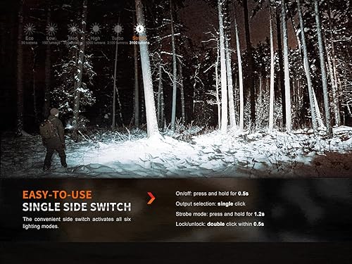 Miniatura 5 de Fenix Linterna EDC E35R, 3100 lúmenes USB-C recargable de alto rendimiento de lúmenes con organizador LumenTac