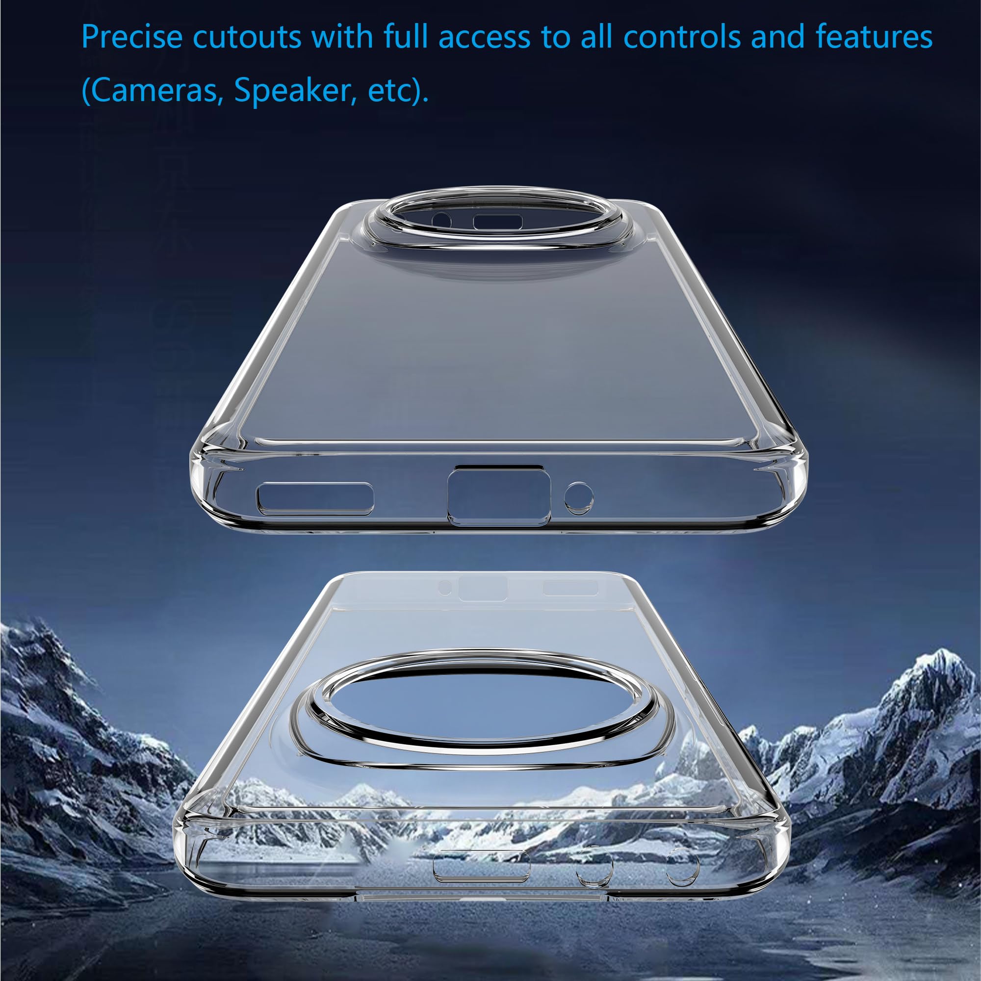 Custodia Per Honor X6c (2025) Trasparente Silicone Urto Gel Telefono A - Foto 4