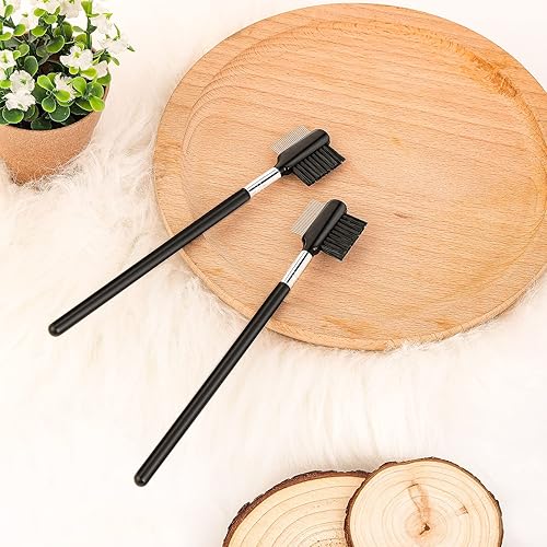 Miniatura 7 de cobee Peine de aseo de metal de doble cabeza para perros, cachorros y gatos  2 piezas quitamanchas Booger, pulgas, corteza, moco y lágrimas