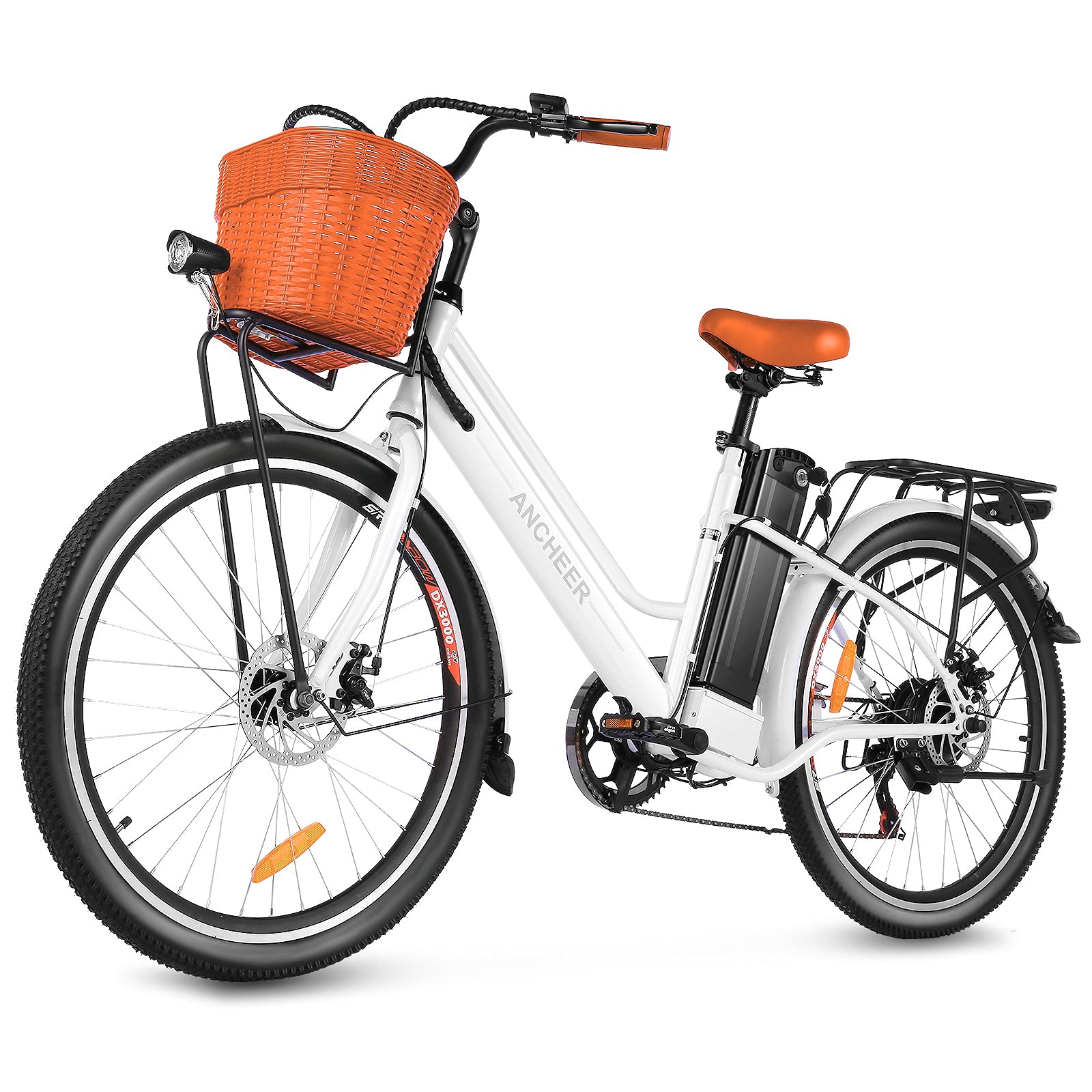 Buy ANCHEER Electric Bicycle, 26'' Electric City Bike, Low Frame